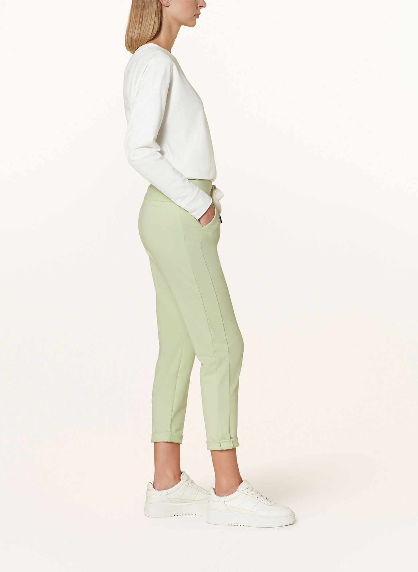 ELBSAND Sweatpants BRINJA, Color: LIGHT GREEN (Image 4)