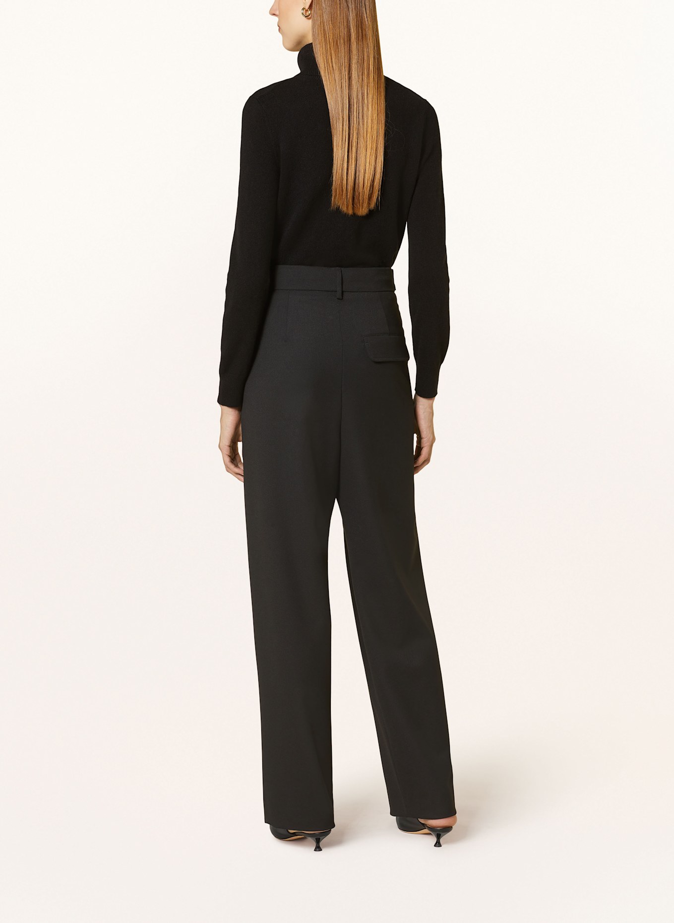 lilienfels Turtleneck sweater in cashmere: BLACK
