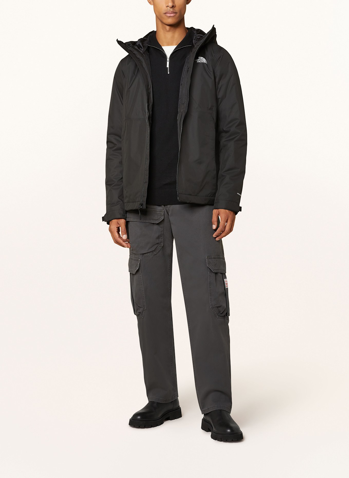 THE NORTH FACE Funktionsjacke MILLERTON: SCHWARZ