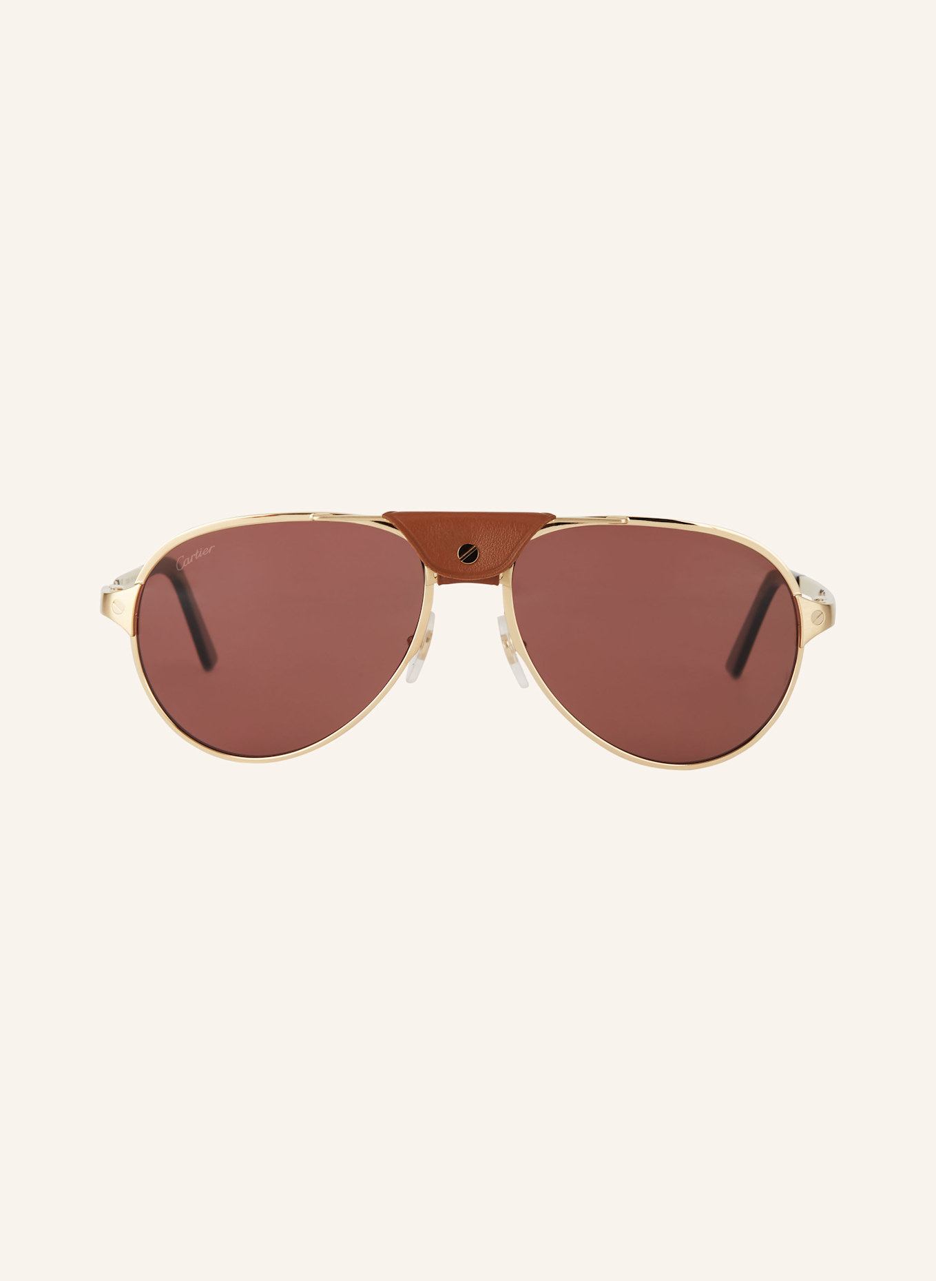 Cartier Sonnenbrille CT0034S: 2300U1 - GOLD/ BRAUN