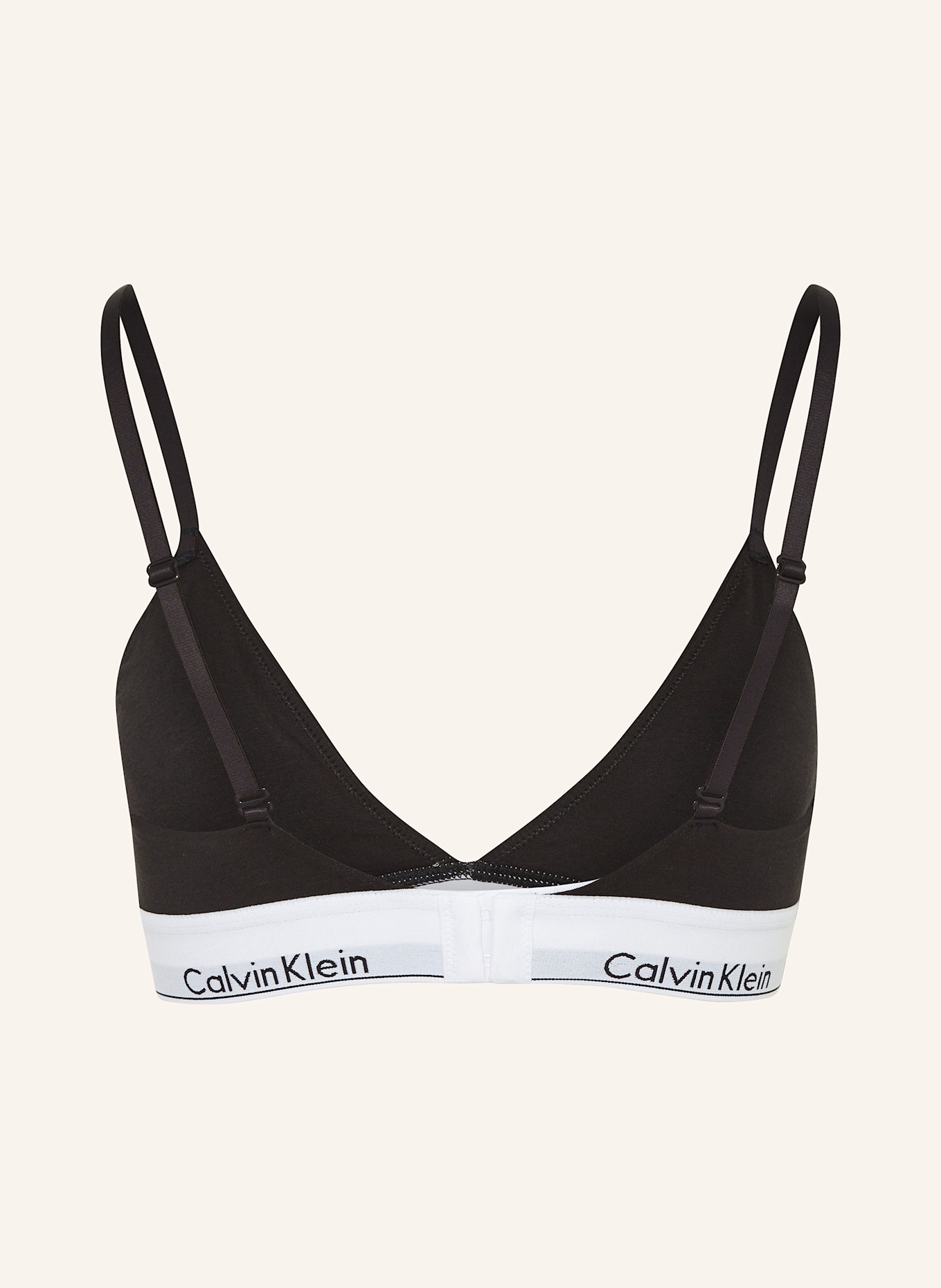 Calvin Klein Triangel-BH MODERN COTTON: SCHWARZ / WEISS
