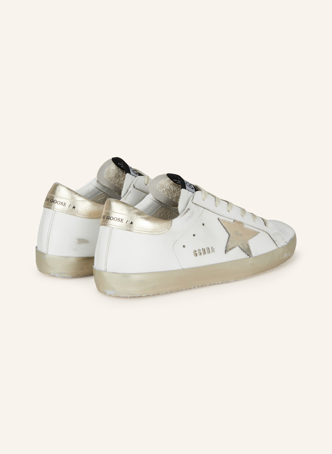 GOLDEN GOOSE Sneaker SUPER-STAR CLASSIC, Farbe: WEISS/ GOLD (Bild 2)