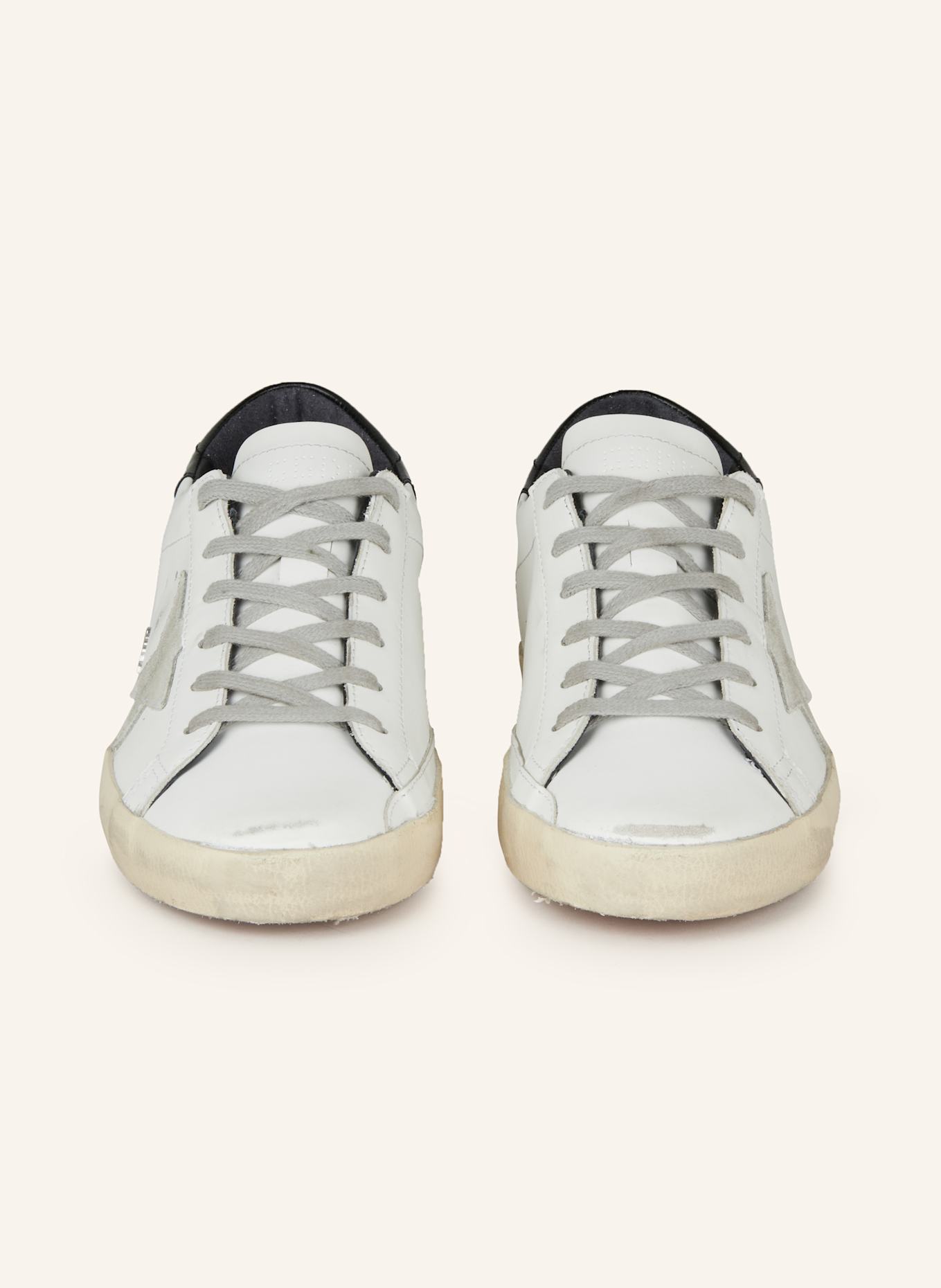 GOLDEN GOOSE Sneaker SUPER-STAR CLASSIC, Farbe: WEISS/ SCHWARZ/ GRAU (Bild 3)