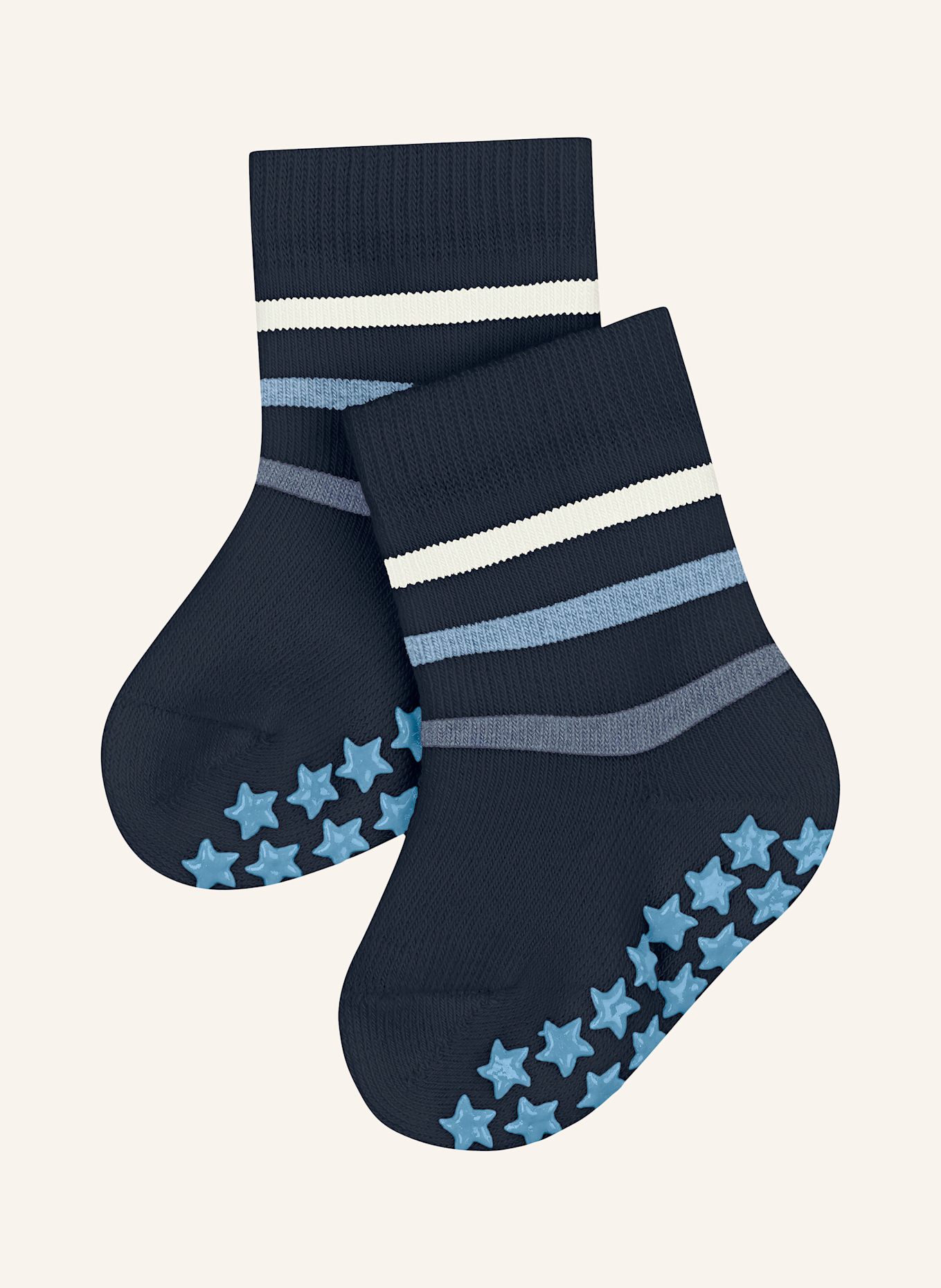 FALKE Stoppersocken MULTI STRIPE: 6116 SPACE BLUE