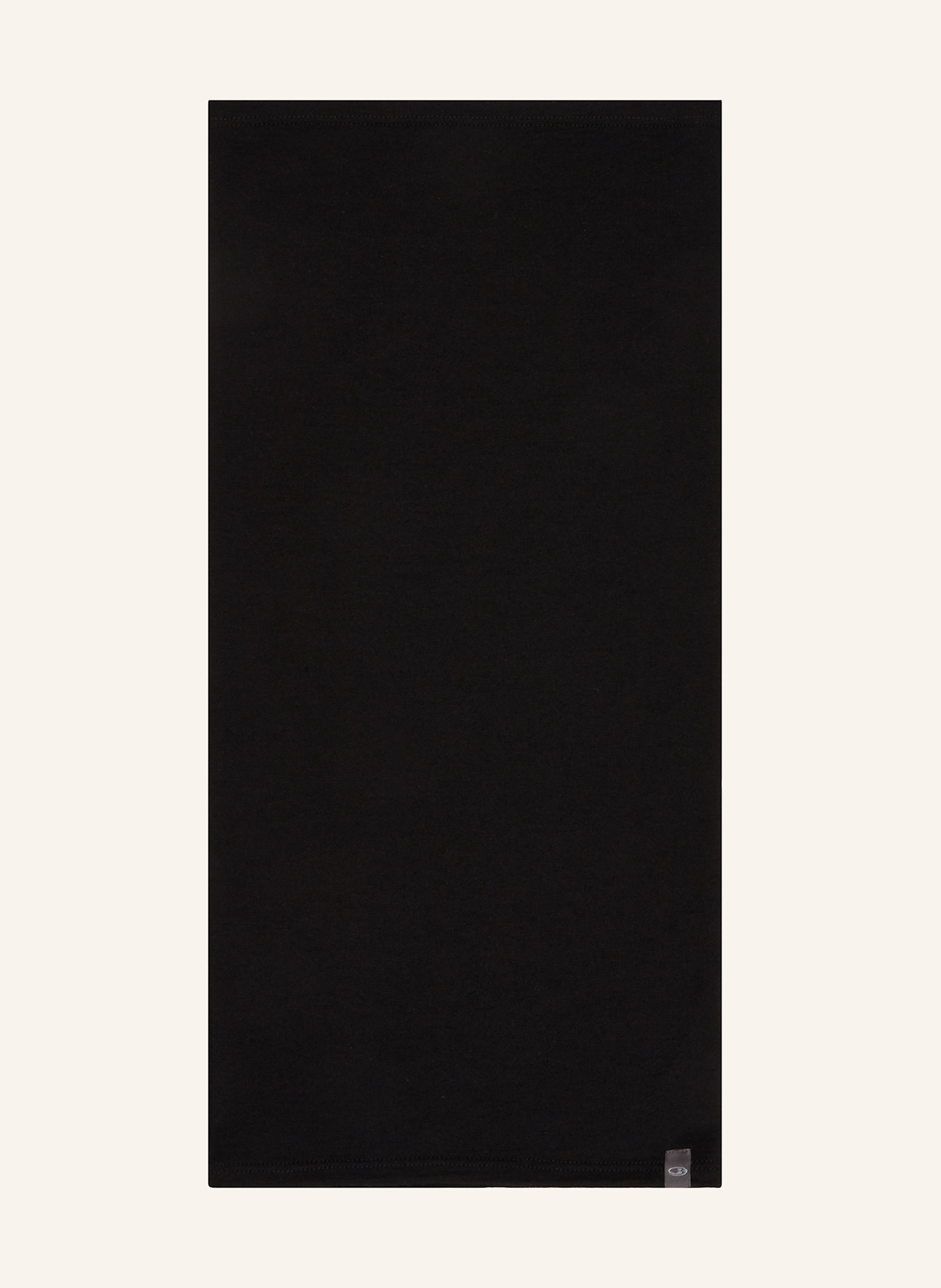 icebreaker Multifunktionstuch FLEXI CHUTE aus Merinowolle: SCHWARZ