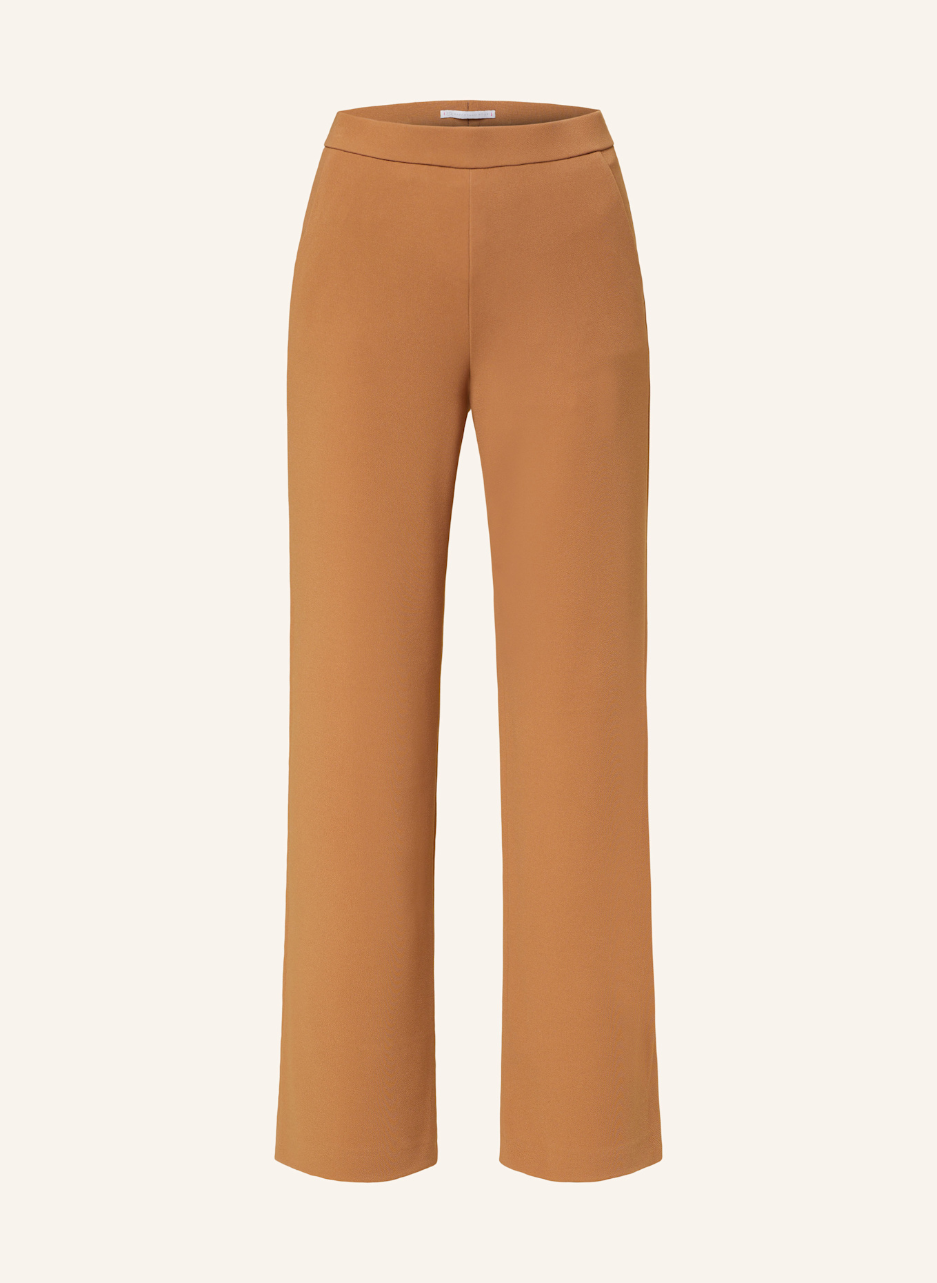 RAFFAELLO ROSSI Wide leg pants PALINA, Color: LIGHT BROWN (Image 1)