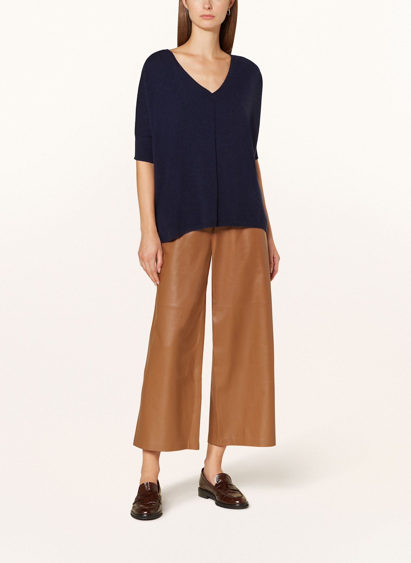 lilienfels Oversized-Pullover aus Cashmere: DUNKELBLAU