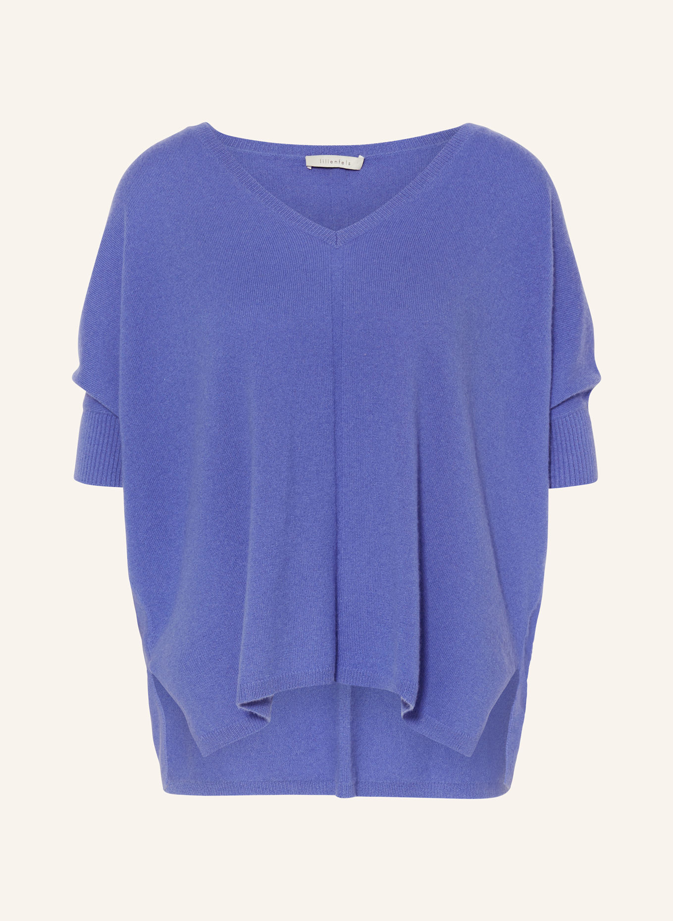 lilienfels Oversized-Pullover aus Cashmere: BLAU