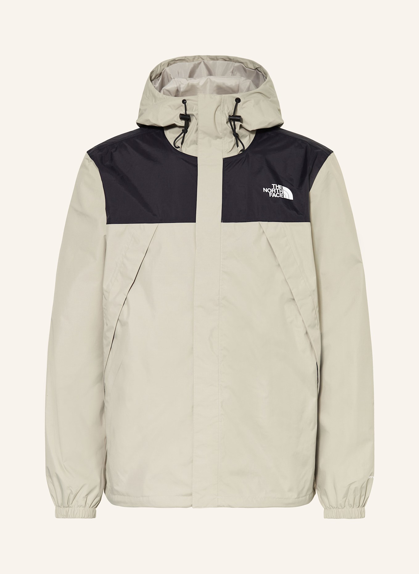 THE NORTH FACE Outdoor jacket ANTORA, Color: LIGHT GRAY/ BLACK (Image 1)