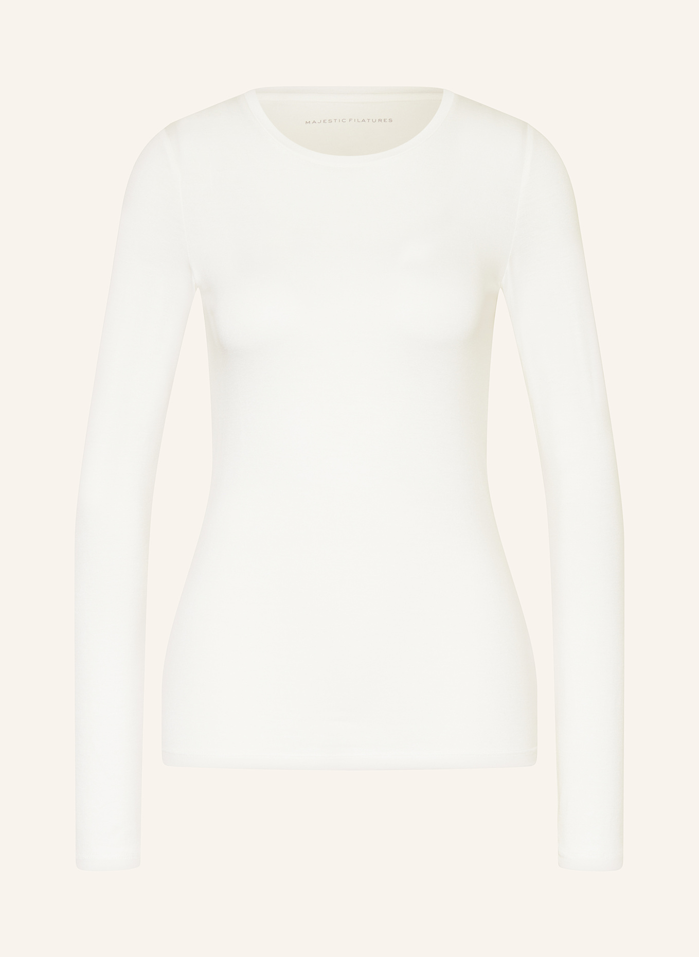 MAJESTIC FILATURES Longsleeve, Farbe: CREME (Bild 1)