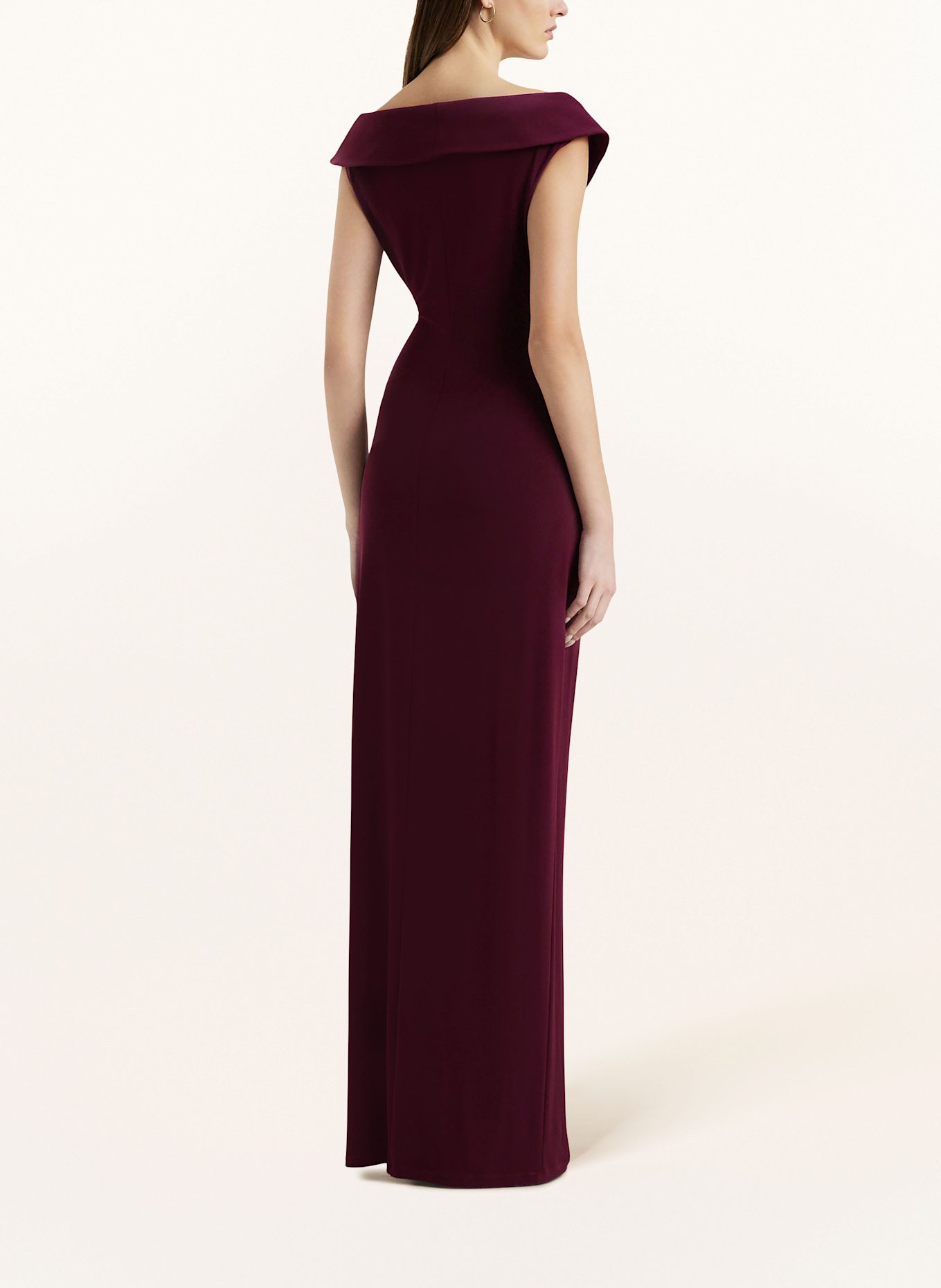 LAUREN RALPH LAUREN Robe de soirée LEONIDAS: ROUGE FONCÉ