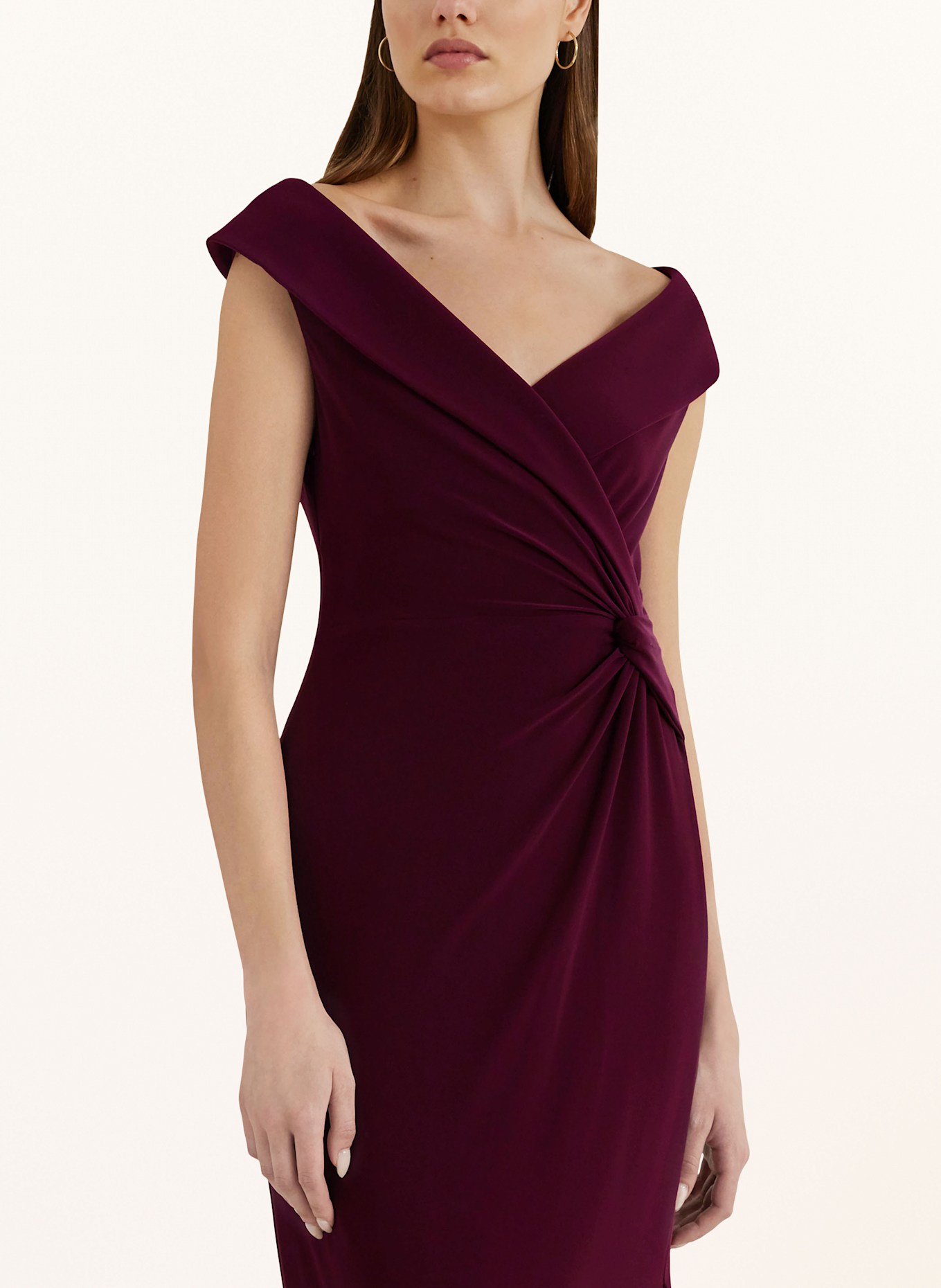 LAUREN RALPH LAUREN Robe de soirée LEONIDAS: ROUGE FONCÉ