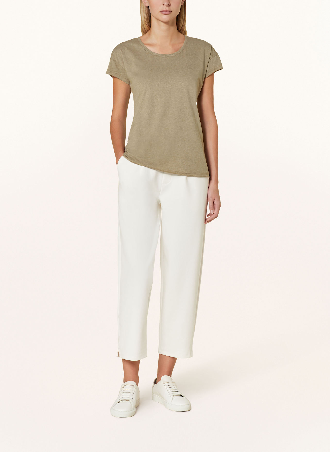 ELBSAND T-Shirt RANVA: OLIV
