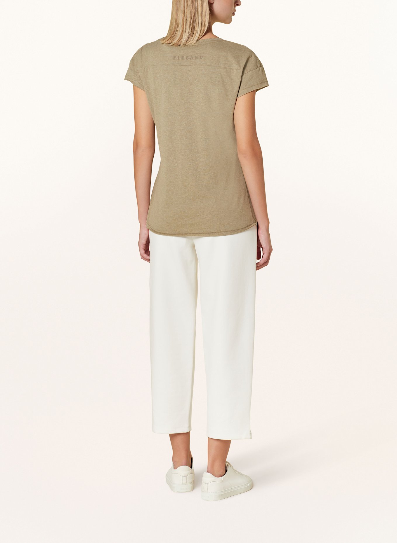 ELBSAND T-Shirt RANVA: OLIV