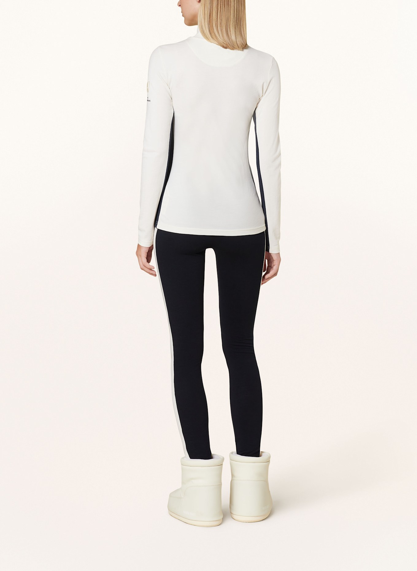 WE NORWEGIANS Funktionswäsche-Hose VOSS aus Merinowolle: DUNKELBLAU / ECRU