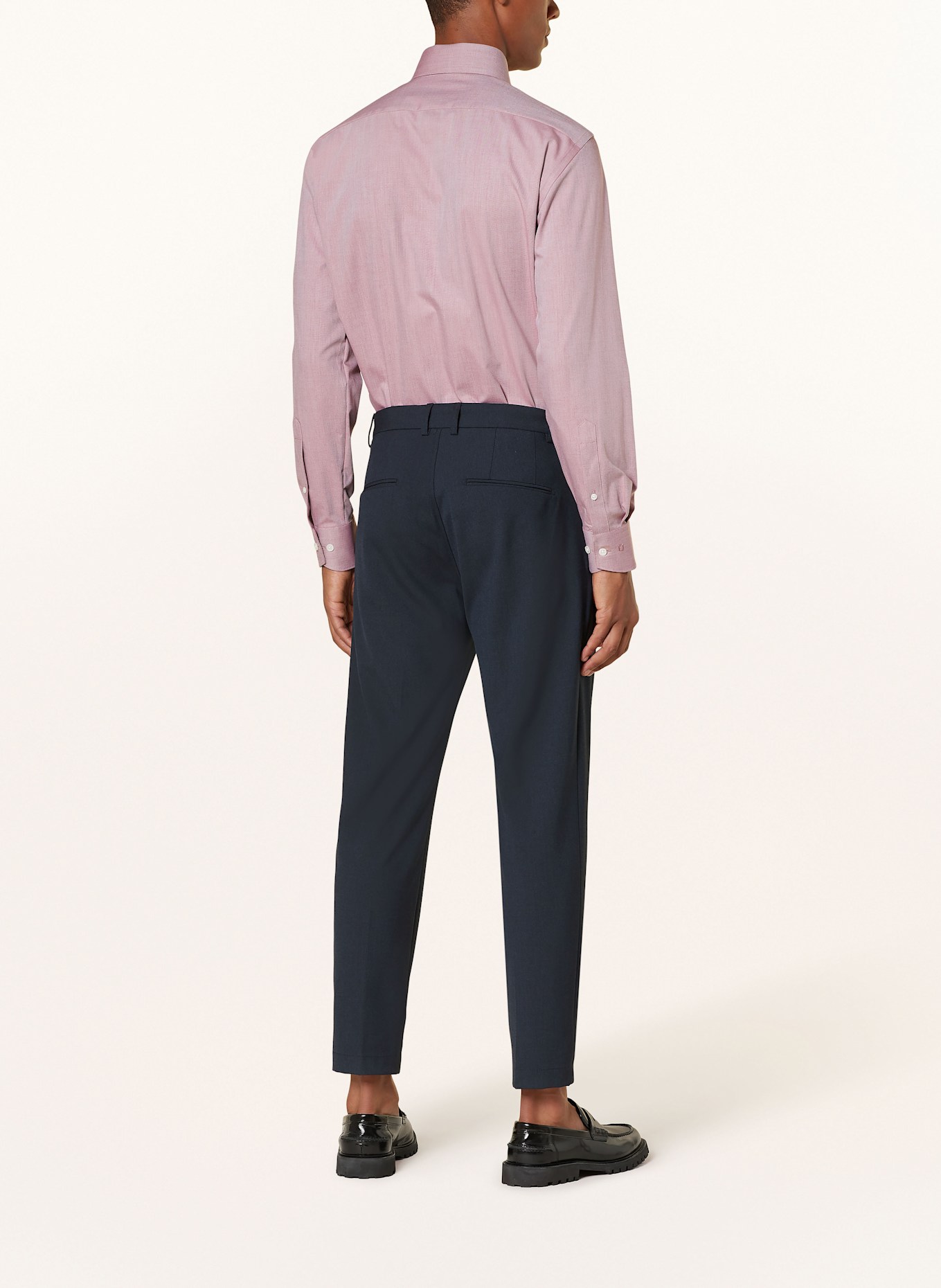 OLYMP Jerseyhemd Luxor 24/Seven modern fit: DUNKELROT