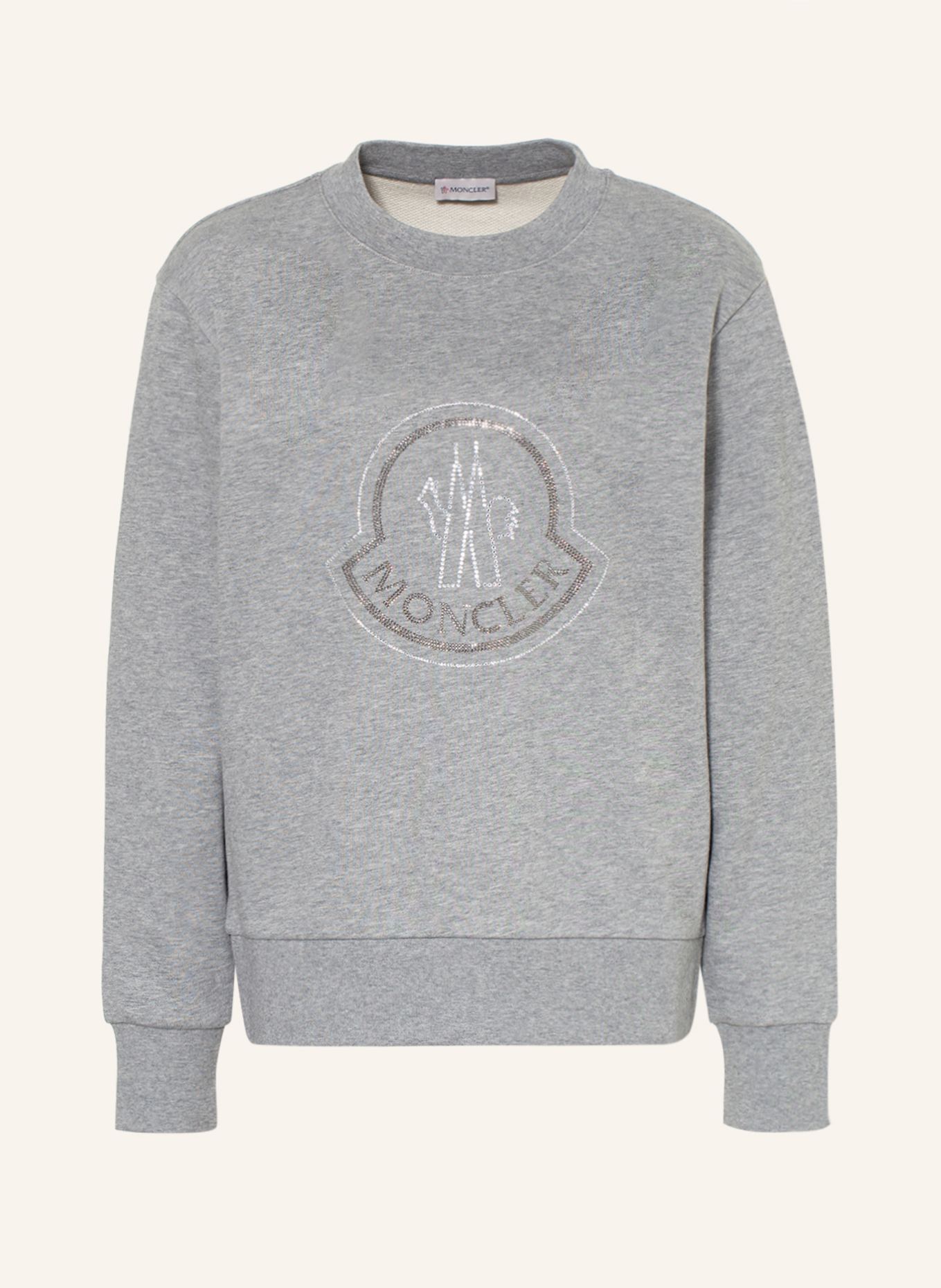 MONCLER Sweatshirt with decorative gems