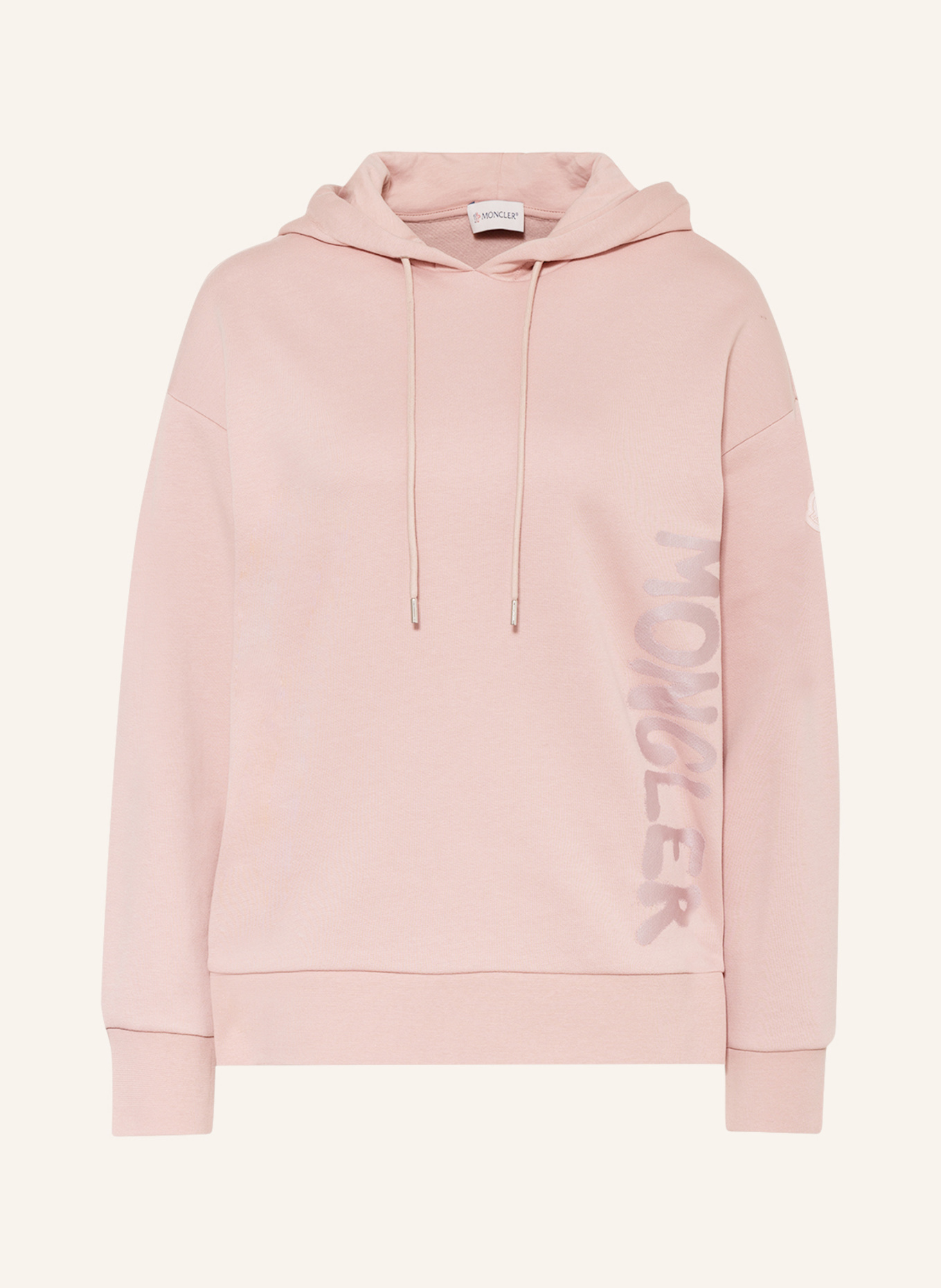 MONCLER Hoodie: LIGHT PINK