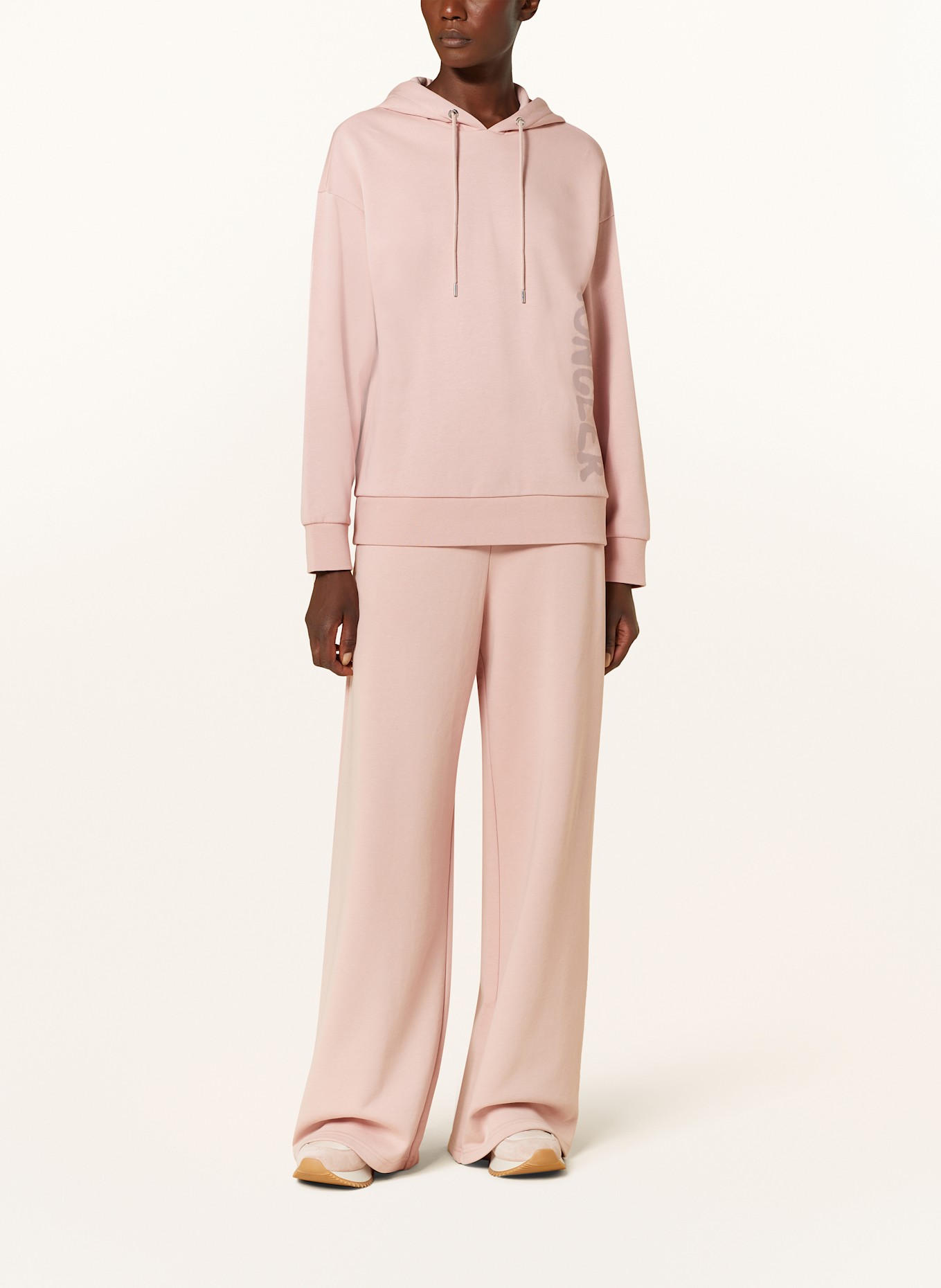 MONCLER Hoodie: LIGHT PINK