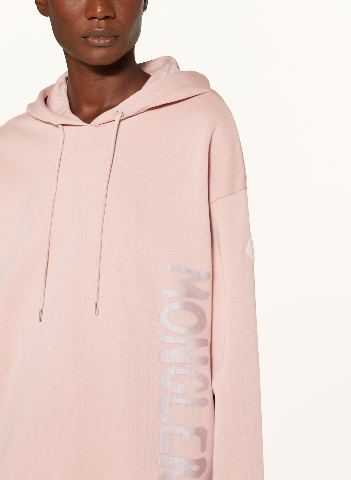 MONCLER Hoodie: LIGHT PINK
