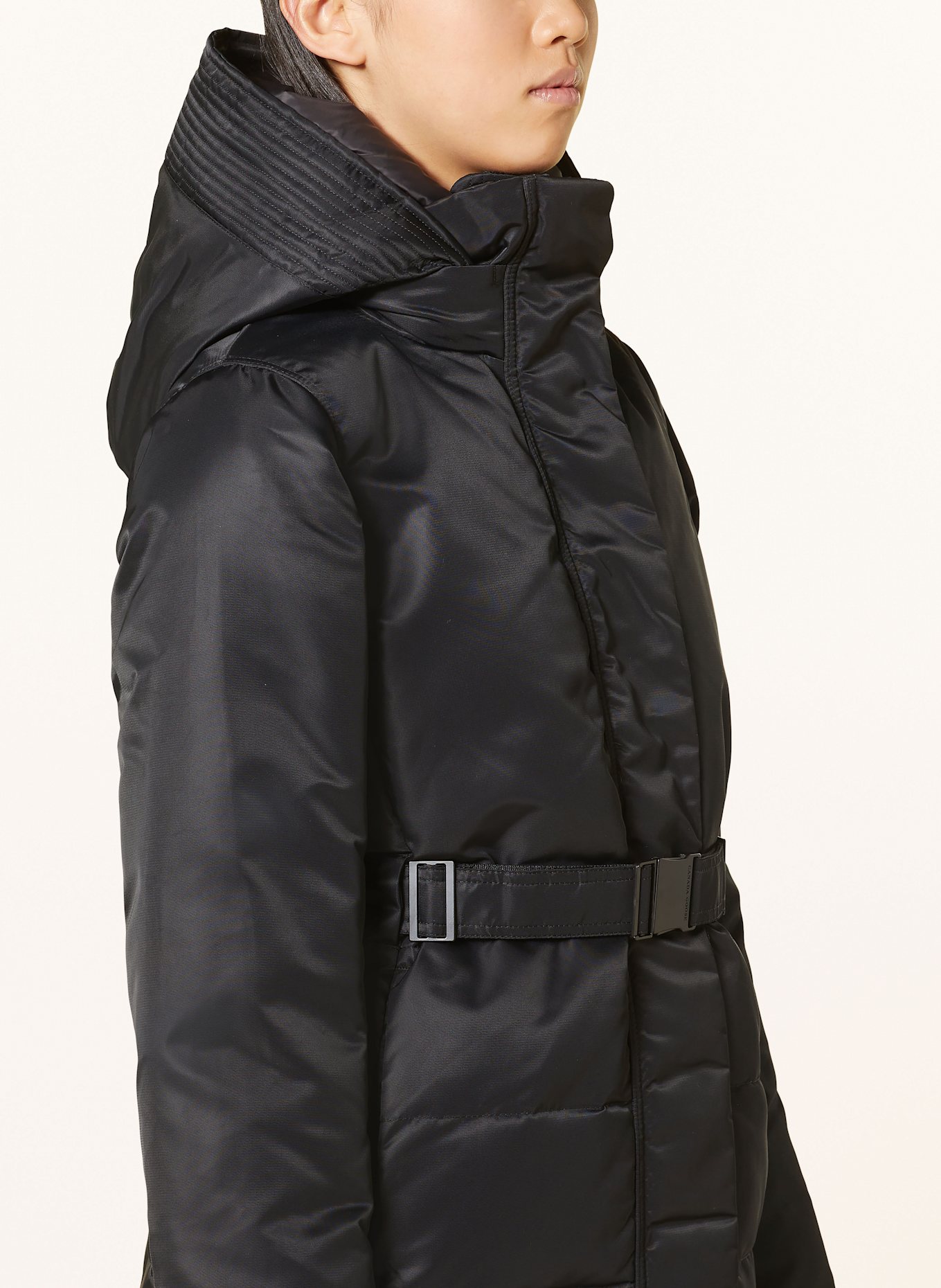 CANADA GOOSE Kurtka puchowa MCKENNA z odpinanym kapturem: CZARNY