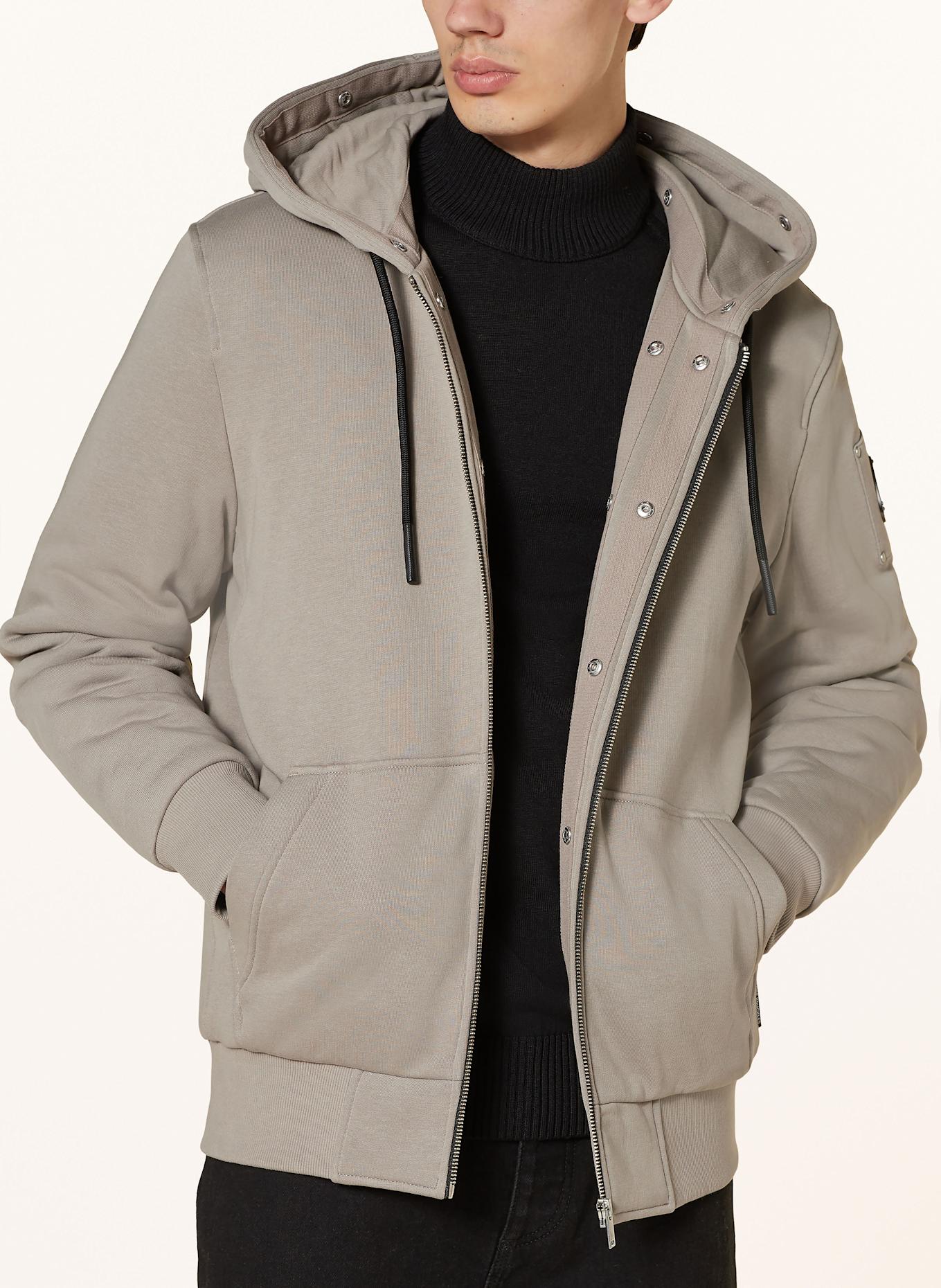 MOOSE KNUCKLES Sweat jacket BUNNY: GRAY