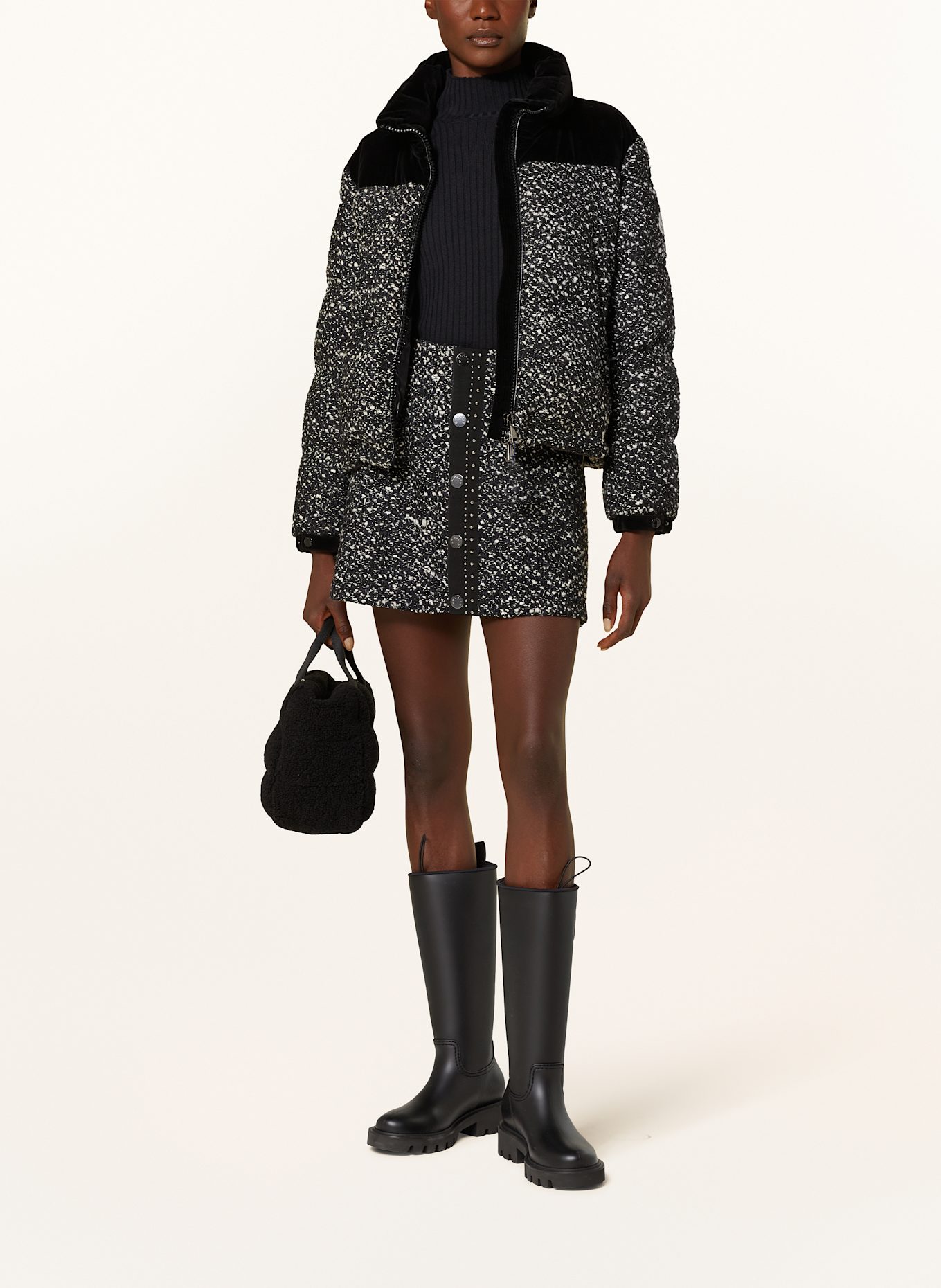 Moncler tweed jacket store