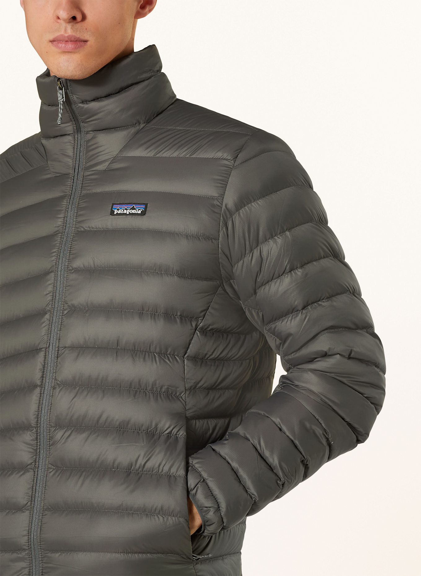 patagonia Lekka kurtka puchowa DOWN SWEATER: SZARY