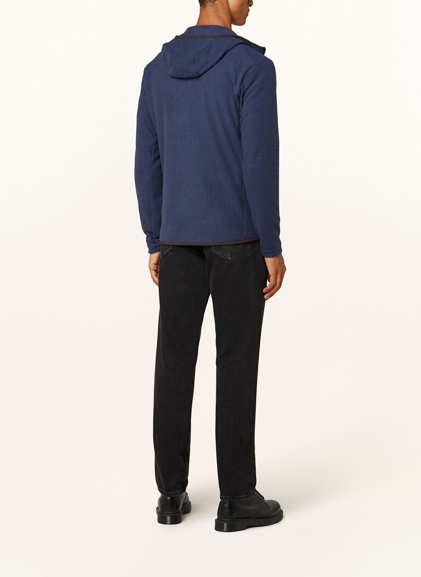 patagonia Kurtka z polaru R1® AIR: GRANATOWY / CZARNY