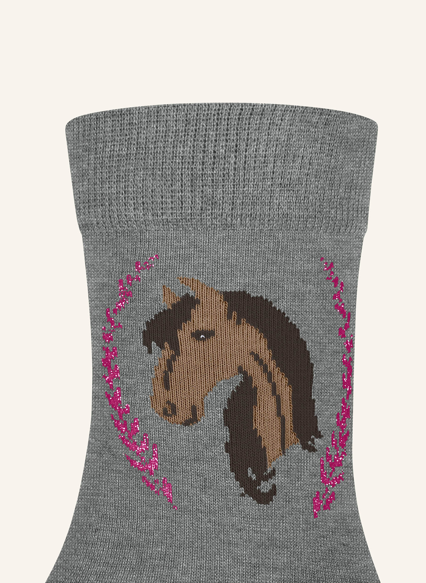 FALKE Socks HORSE: 3390 LIGHT GREYMEL.