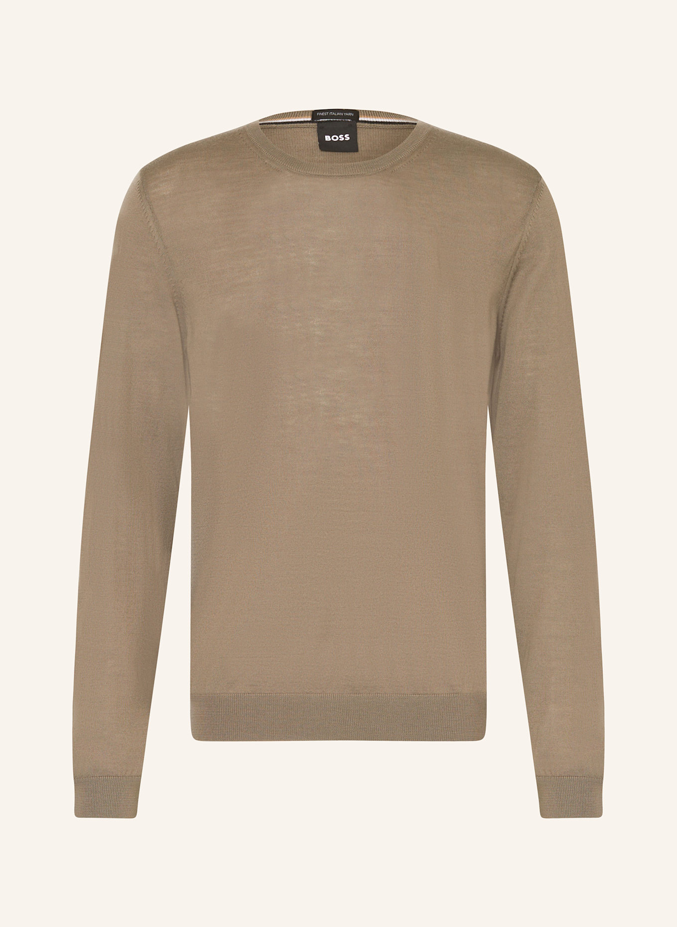 BOSS Pullover LENO, Farbe: KHAKI (Bild 1)