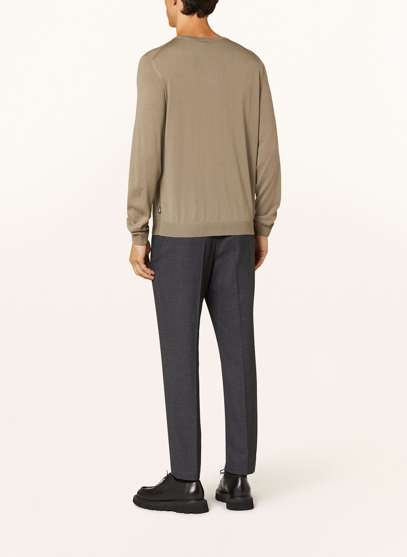 BOSS Pullover LENO, Farbe: KHAKI (Bild 3)