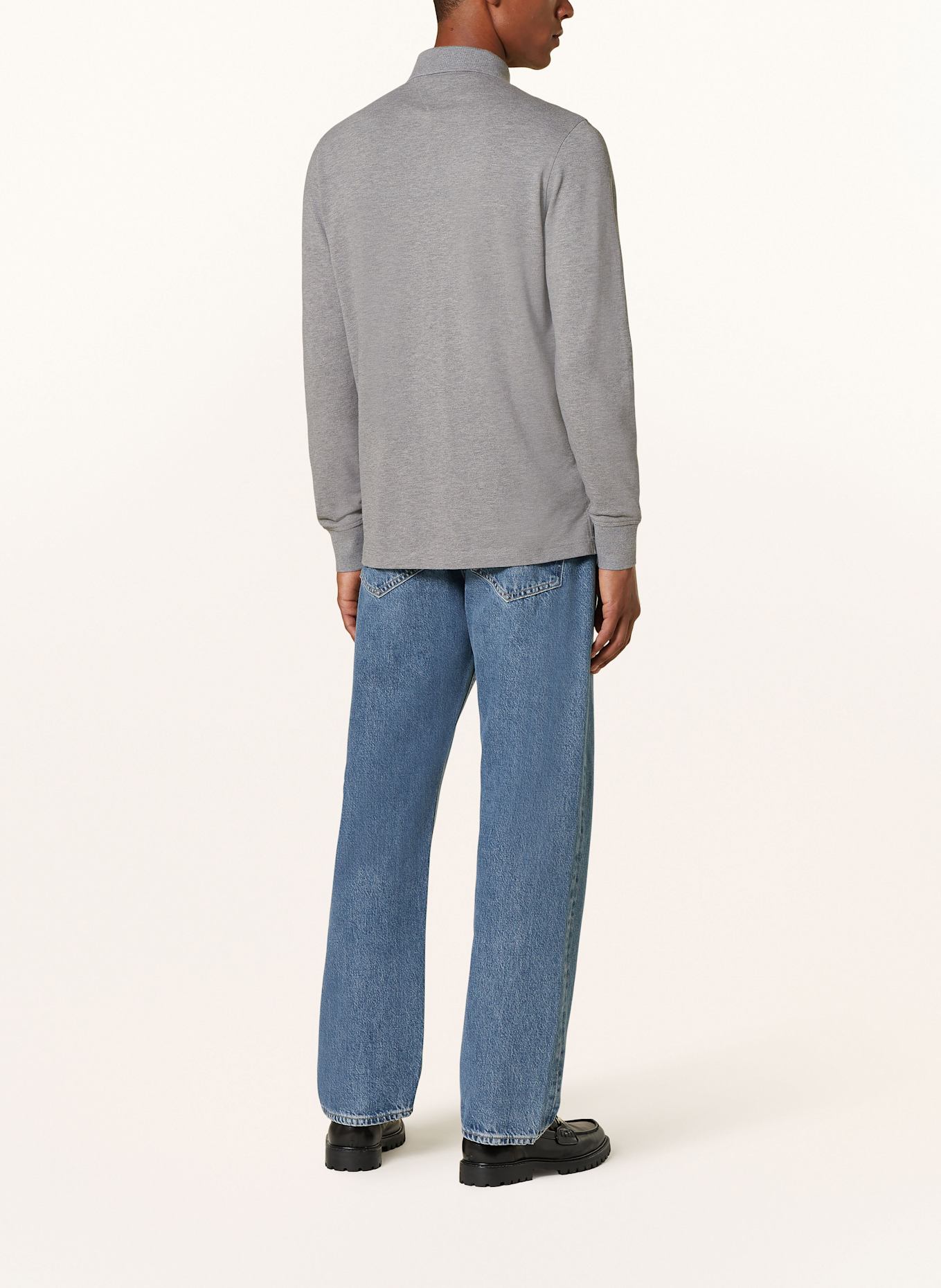 TOMMY HILFIGER Piqué-Poloshirt Regular Fit: GRAU