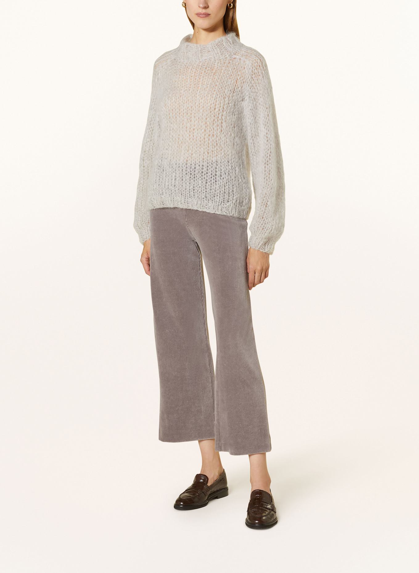 RAFFAELLO ROSSI Corduroy culottes ELAINE, Color: TAUPE (Image 2)