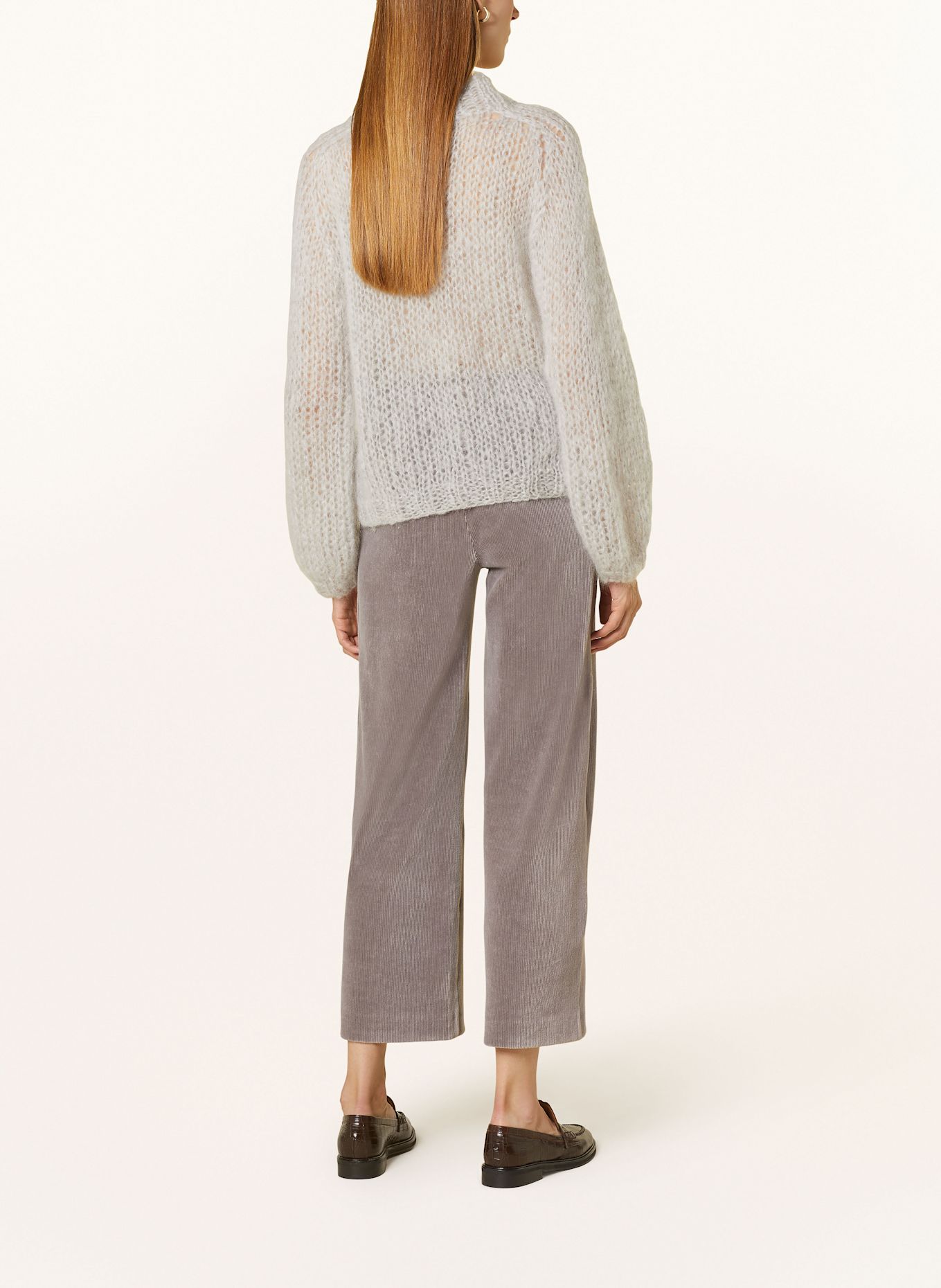 RAFFAELLO ROSSI Corduroy culottes ELAINE, Color: TAUPE (Image 3)