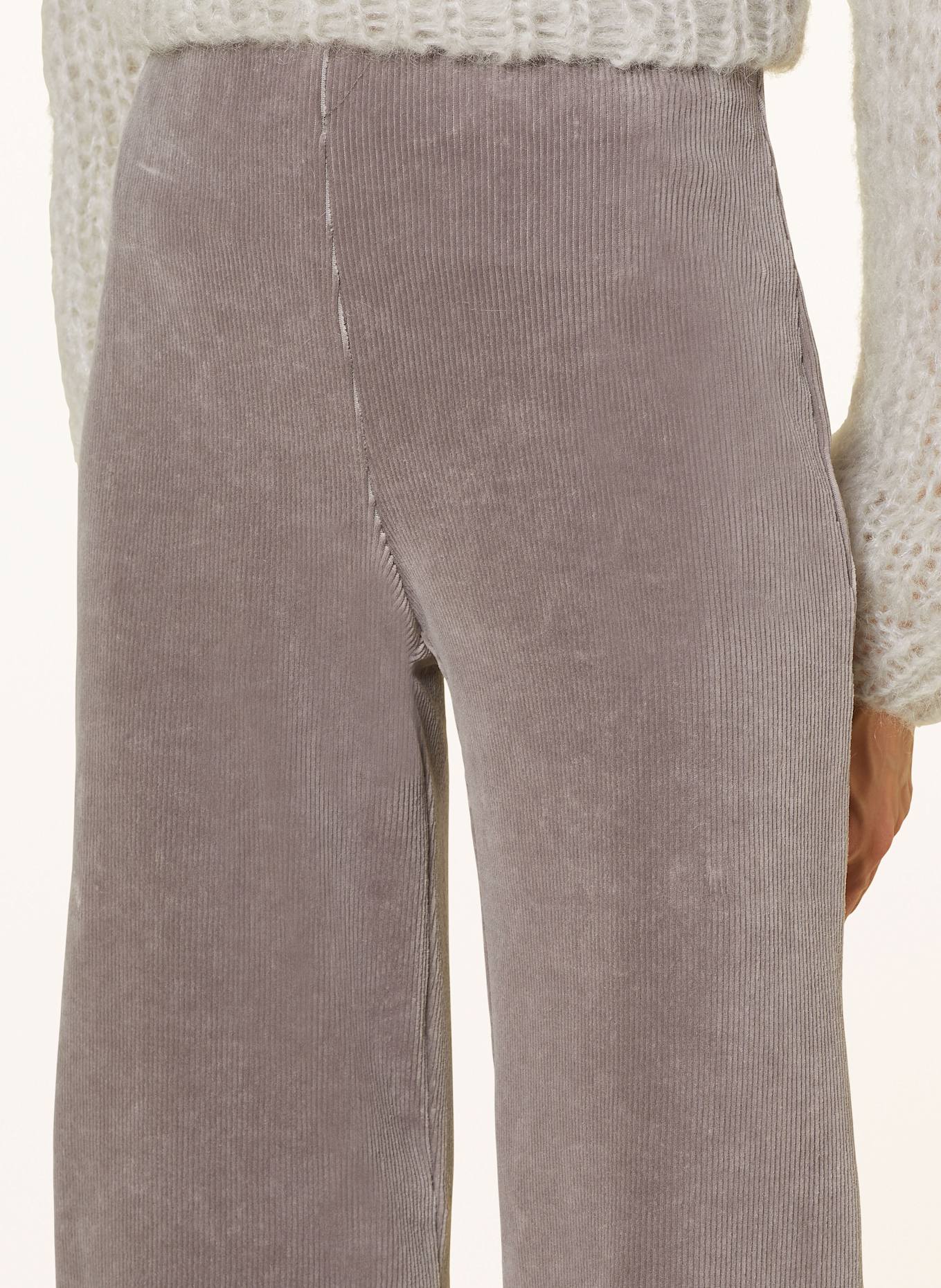 RAFFAELLO ROSSI Corduroy culottes ELAINE, Color: TAUPE (Image 5)