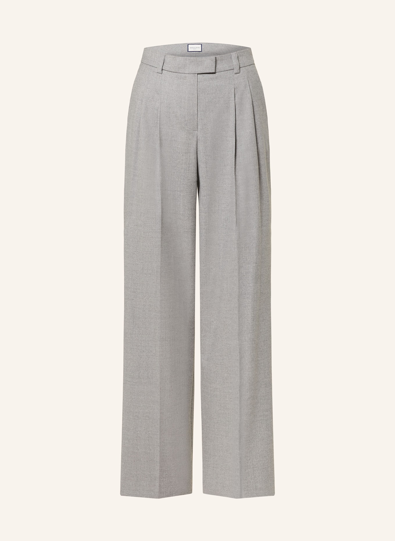 SEDUCTIVE Wide leg trousers CERCIA: LIGHT GRAY