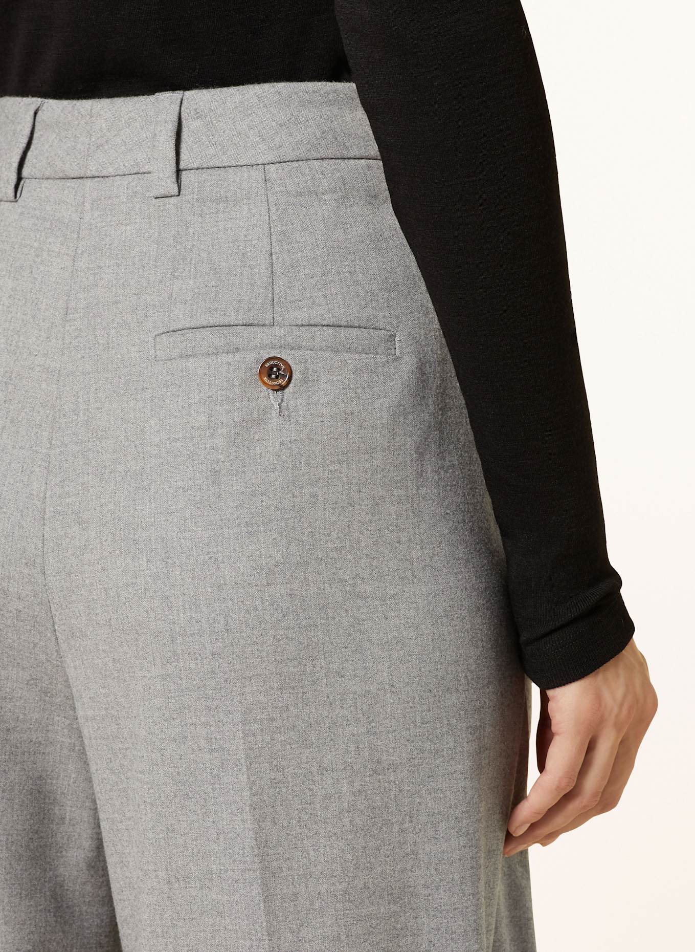 SEDUCTIVE Wide leg trousers CERCIA: LIGHT GRAY