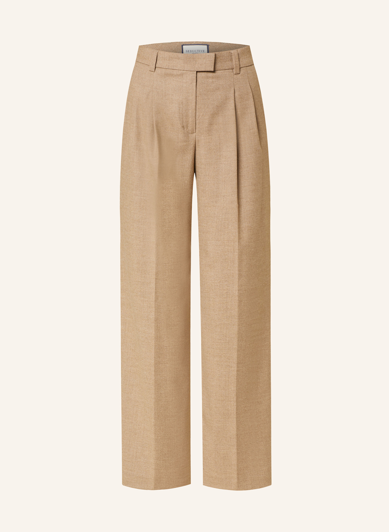 SEDUCTIVE Wide leg trousers CERCIA, Color: BEIGE (Image 1)