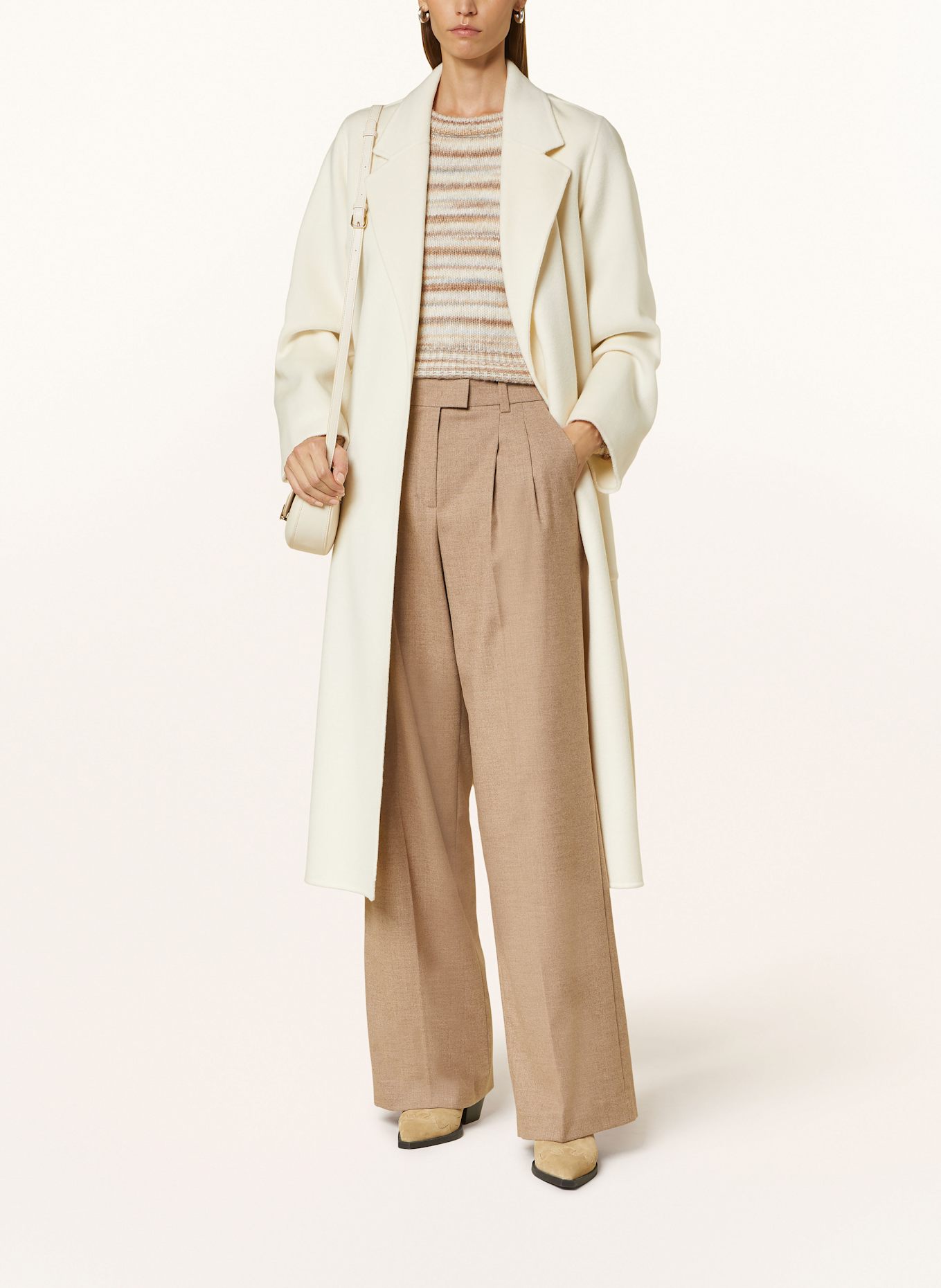 SEDUCTIVE Wide leg trousers CERCIA, Color: BEIGE (Image 2)