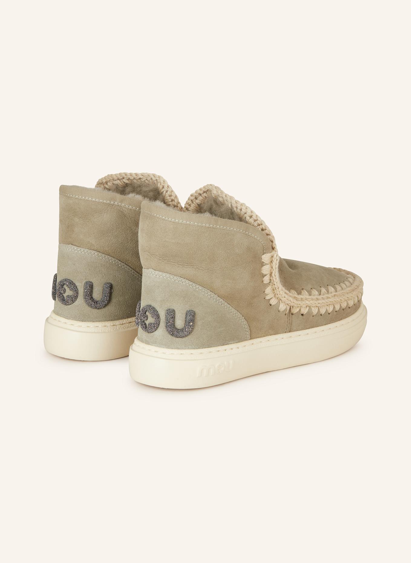 mou Boots ESKIMO mit Schmucksteinen: HELLGRÜN