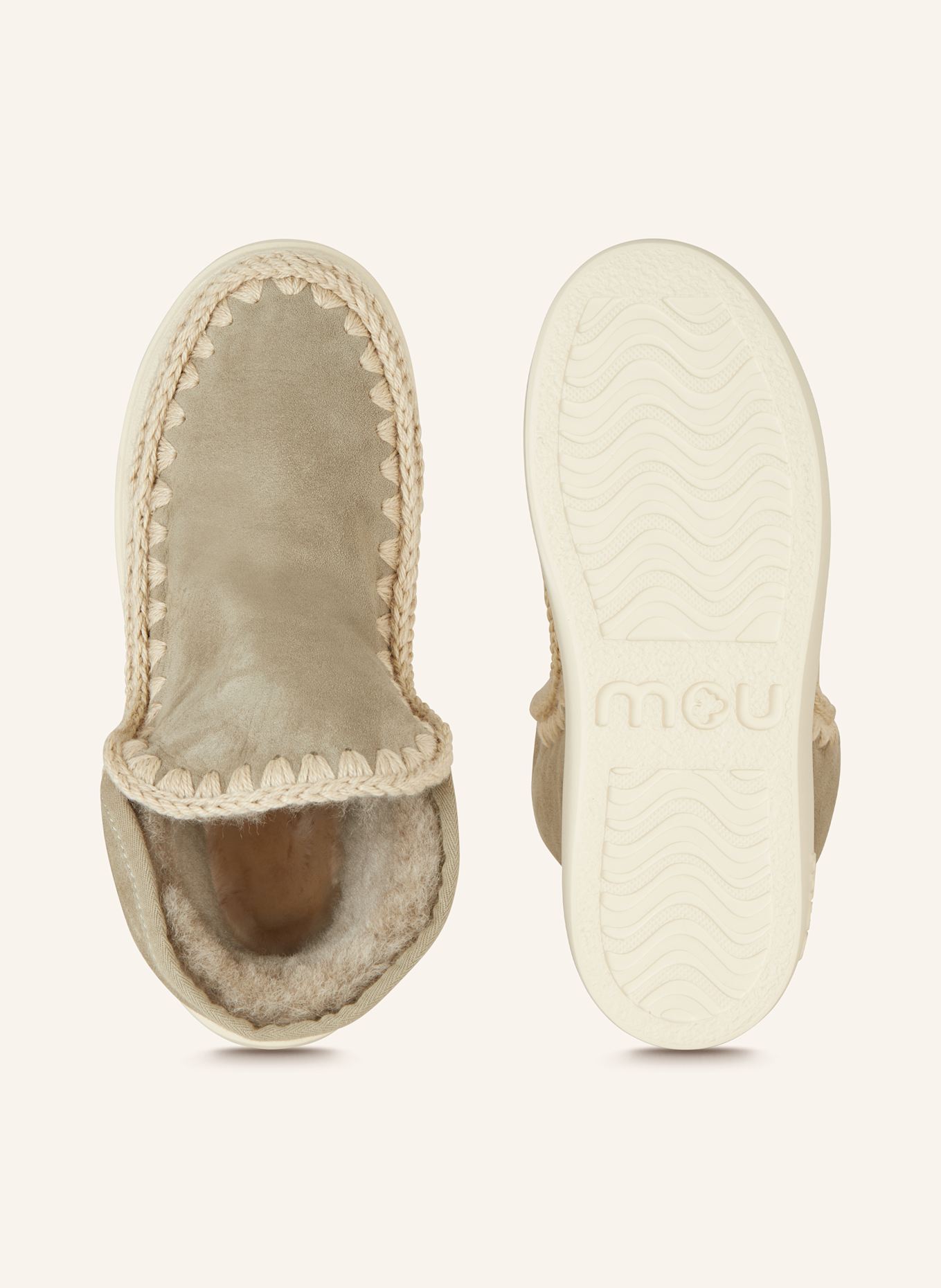 mou Boots ESKIMO mit Schmucksteinen: HELLGRÜN