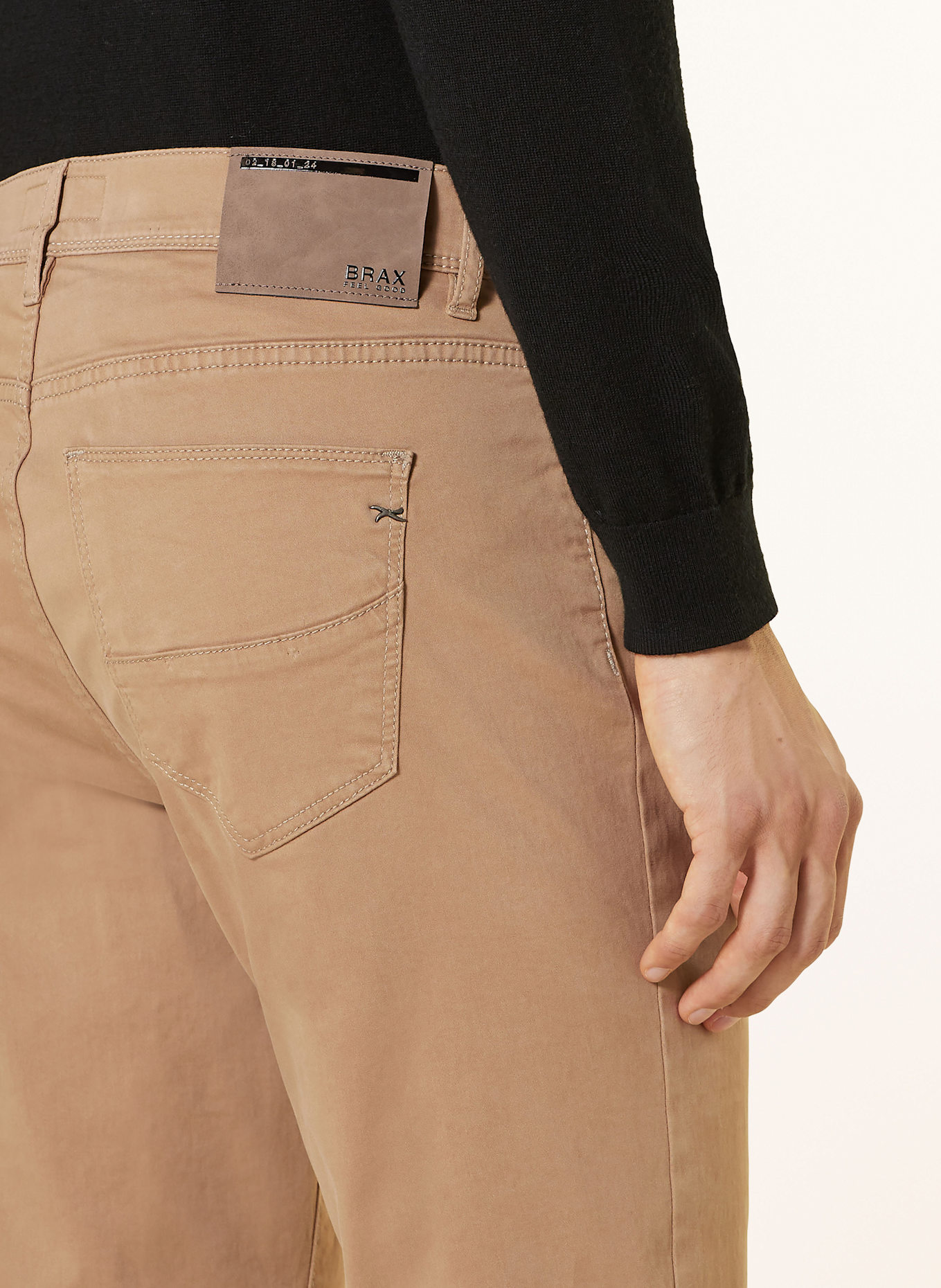 BRAX Jeans CADIZ Straight Fit, Farbe: 55 BEIGE (Bild 5)