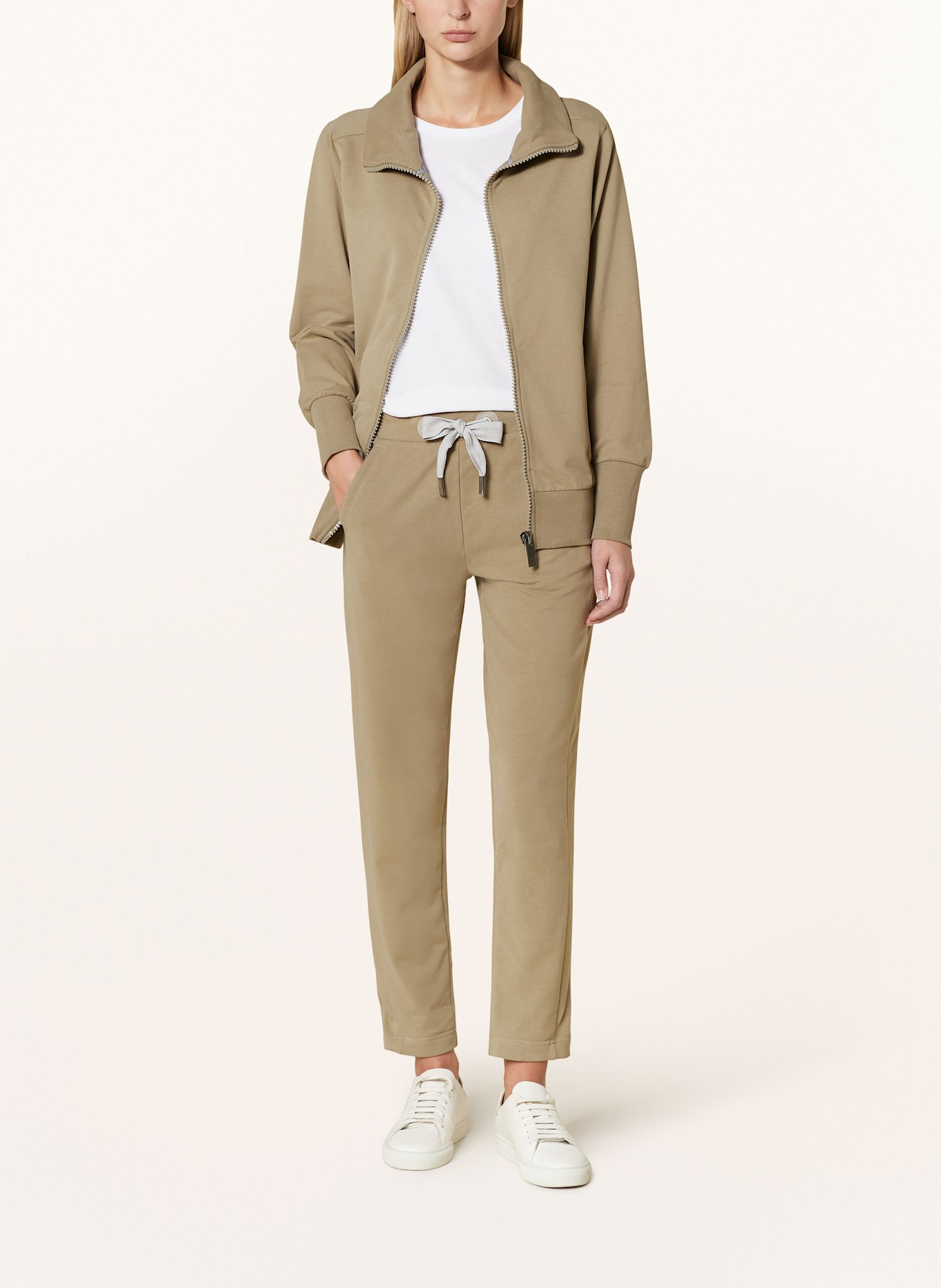 ELBSAND Sweat jacket ALVIS: OLIVE