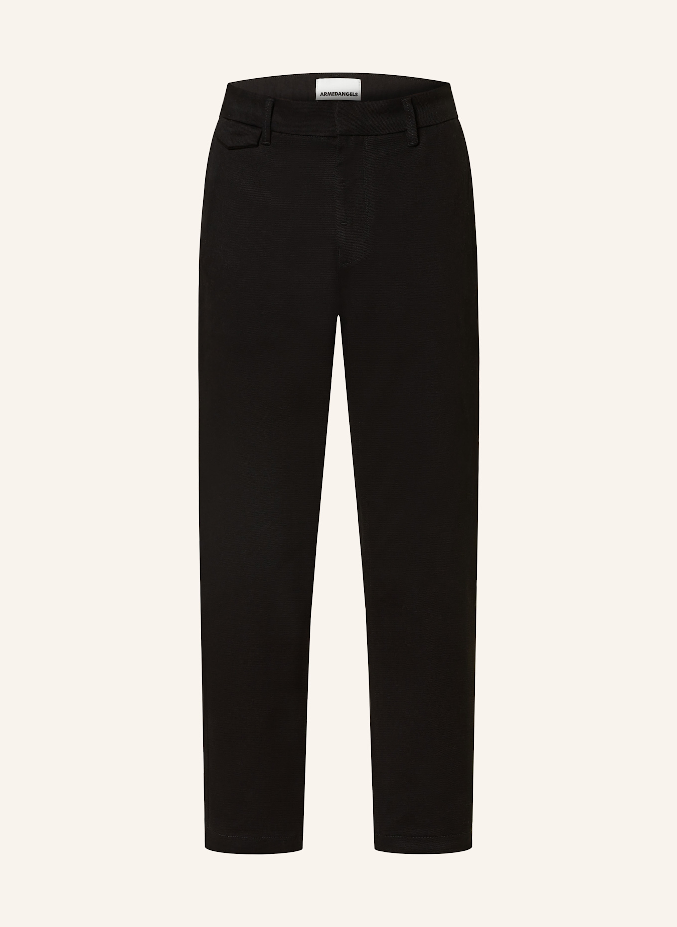 ARMEDANGELS Chino kalhoty ALVAARO Regular Fit: ČERNÁ