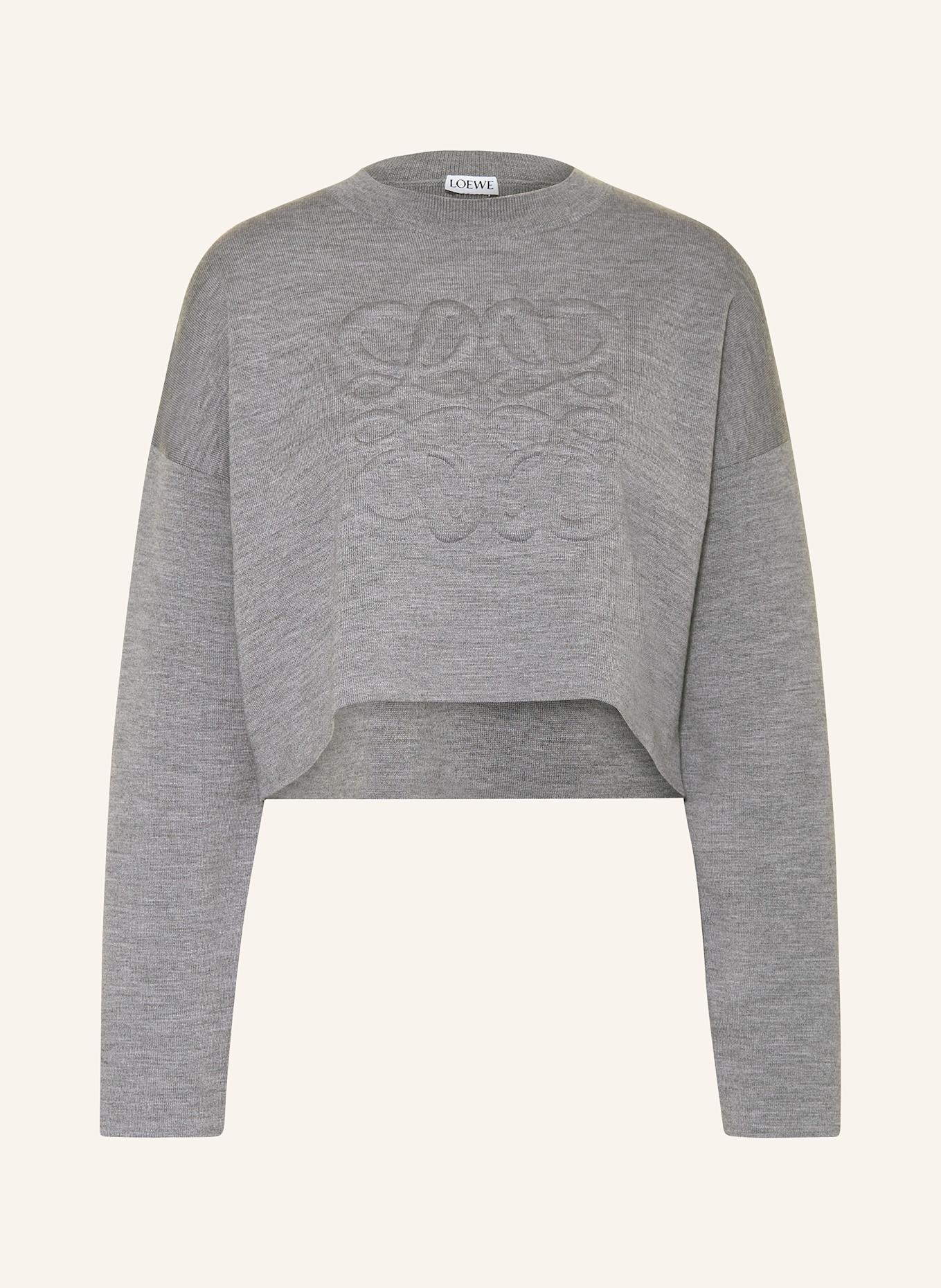 LOEWE Pullover ANAGRAM: GRAU