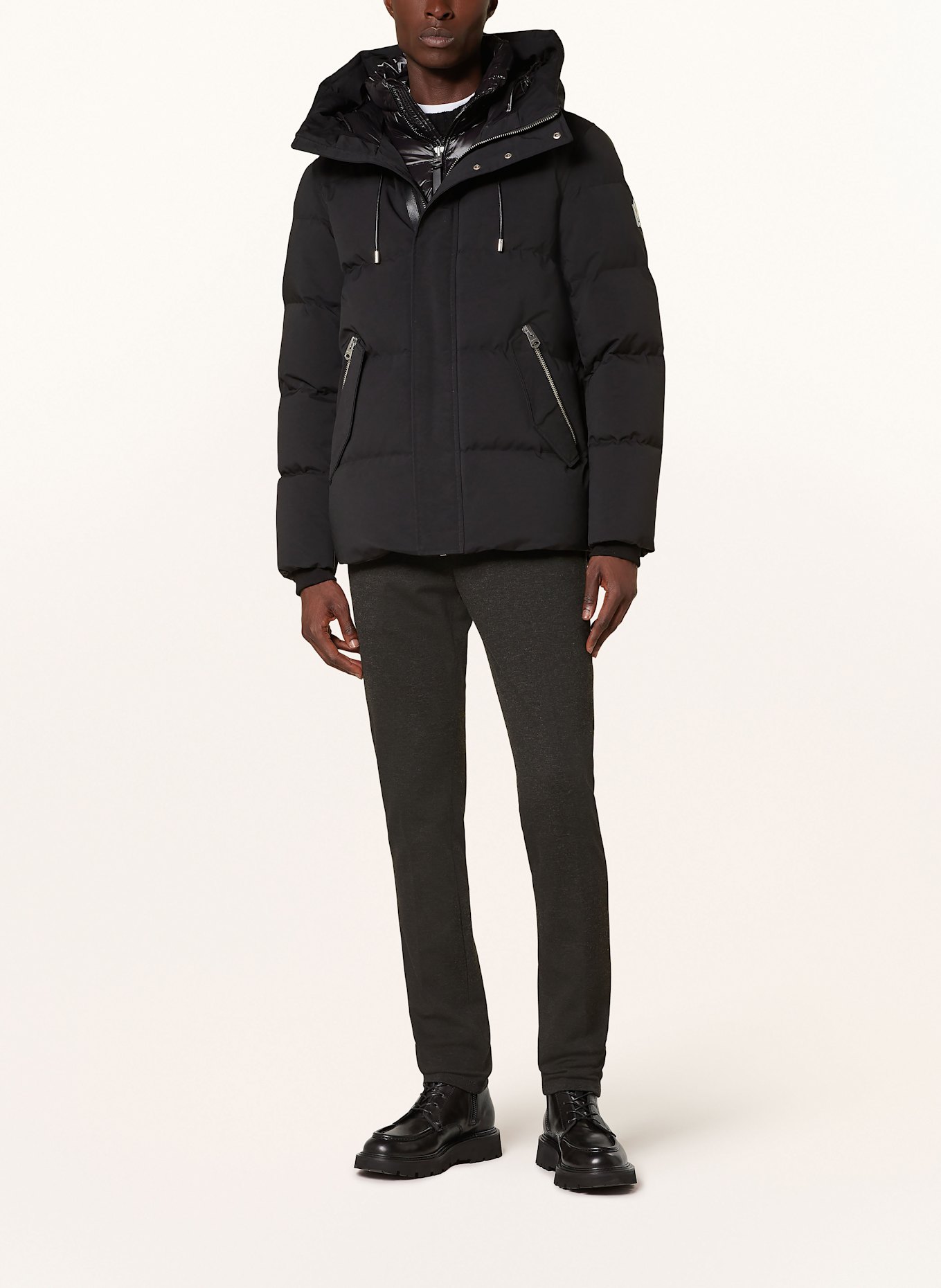 Mackage Down jacket GRAYDON with detachable trim in black