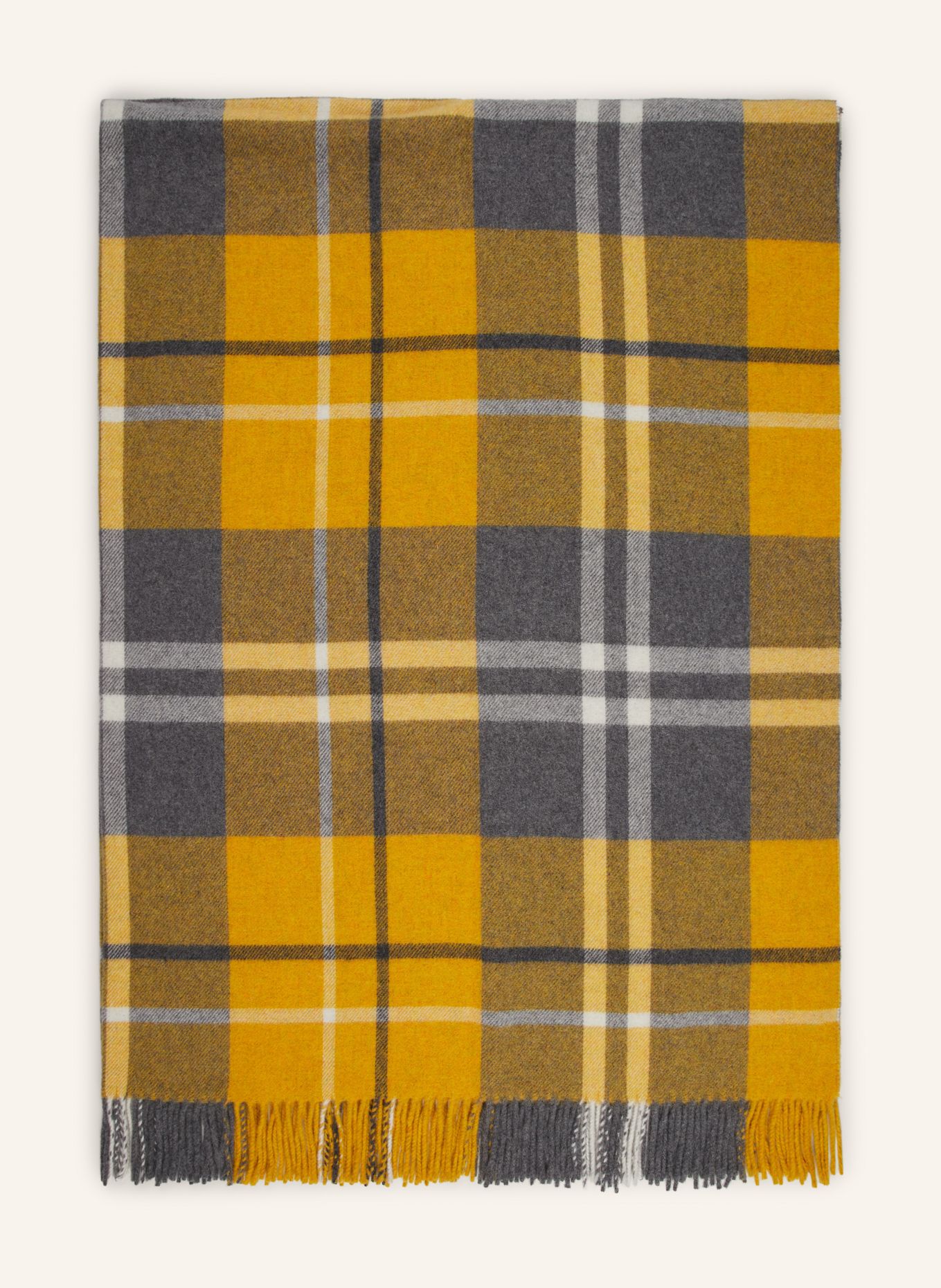 EB HOME Plaid: GELB / GRAU