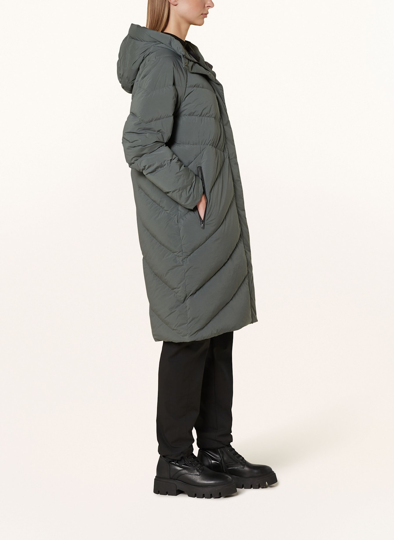 Jack Wolfskin Daunenmantel MARIENPLATZ: GRÜN