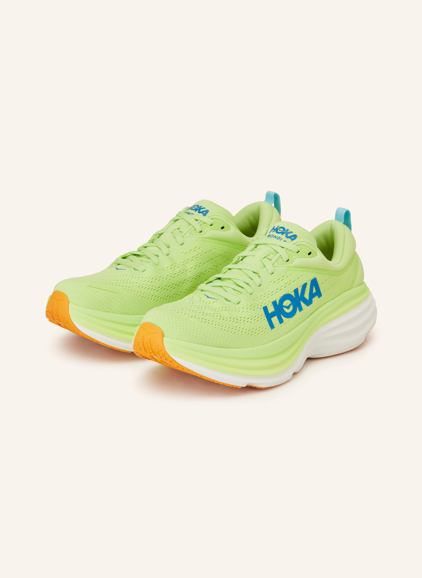 HOKA Running shoes BONDI 8, Color: LIGHT GREEN (Image 1)